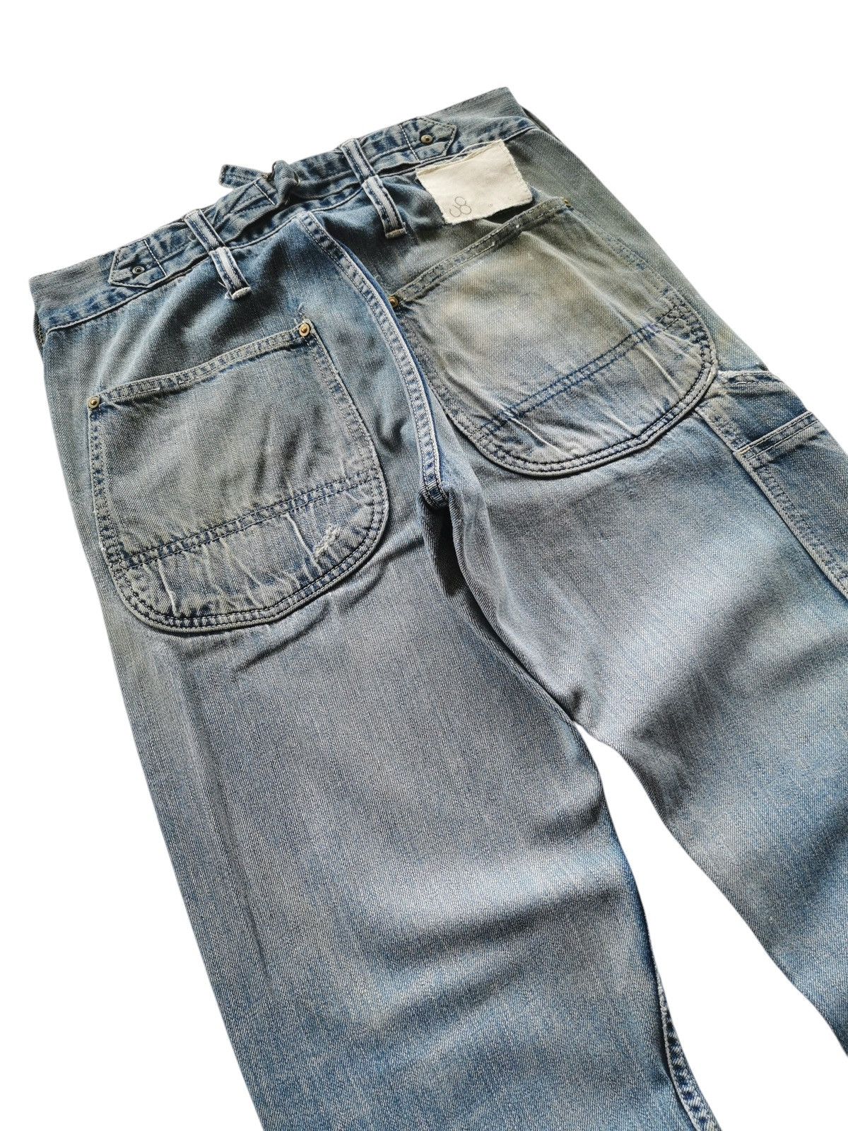 Johnbull Johnbull Suspenders Denim Selvedge Pants Work Button Size 30" / US 8 / IT 44 - 5 Thumbnail