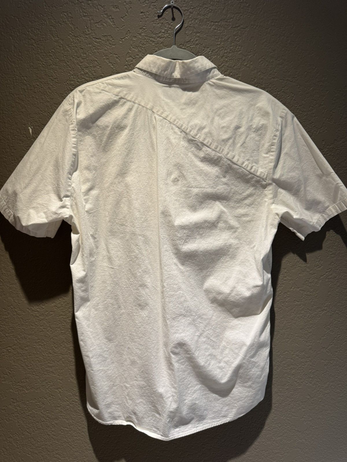 Volcom 00s Volcom White Asymmetric Stitch Button Up Medium Size US M / EU 48-50 / 2 - 4 Thumbnail