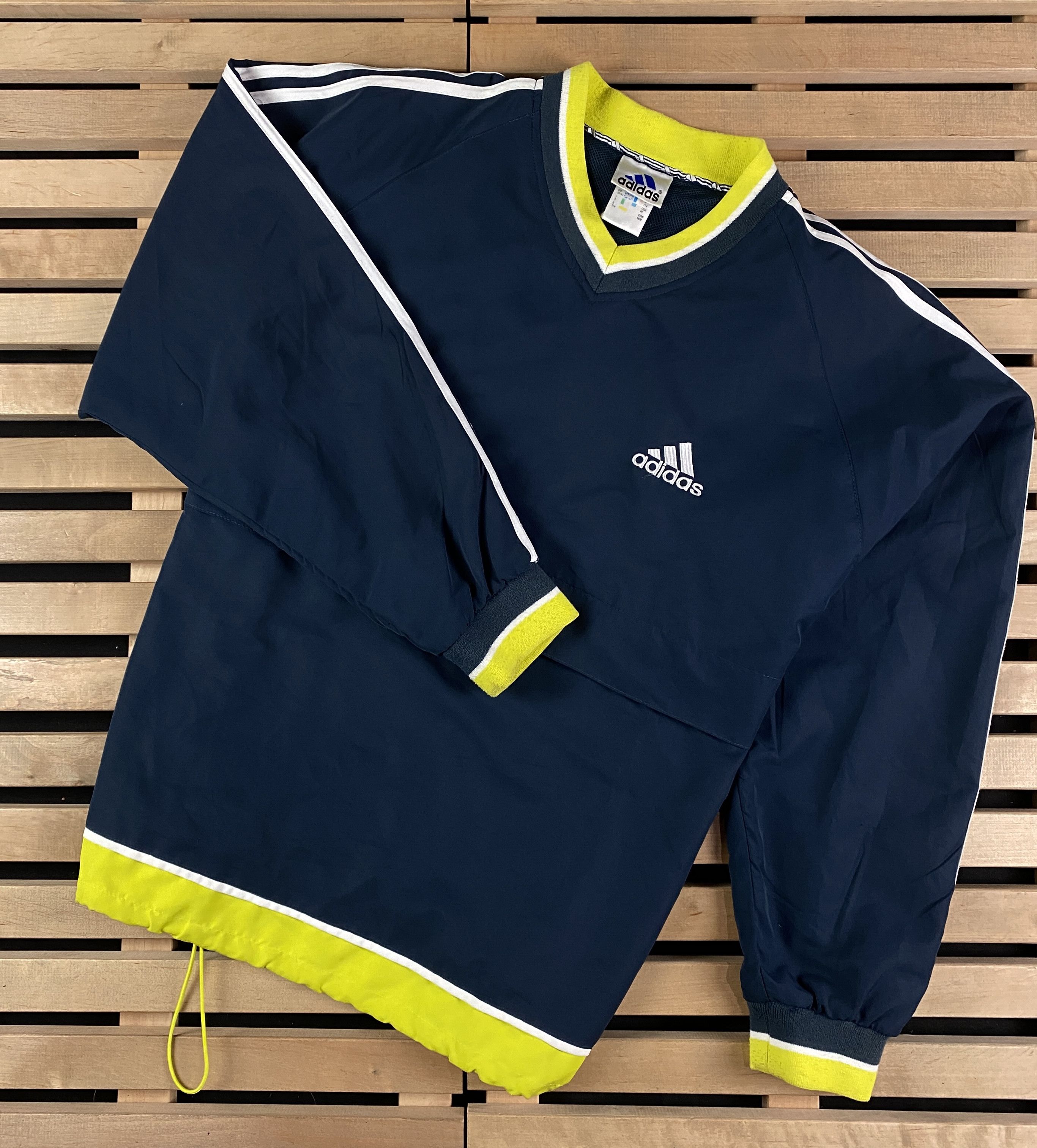 Adidas × Vintage Men’s Sweatshirt Long Sleeve Adidas Vintage Size M Blue Size US M / EU 48-50 / 2 - 1 Thumbnail