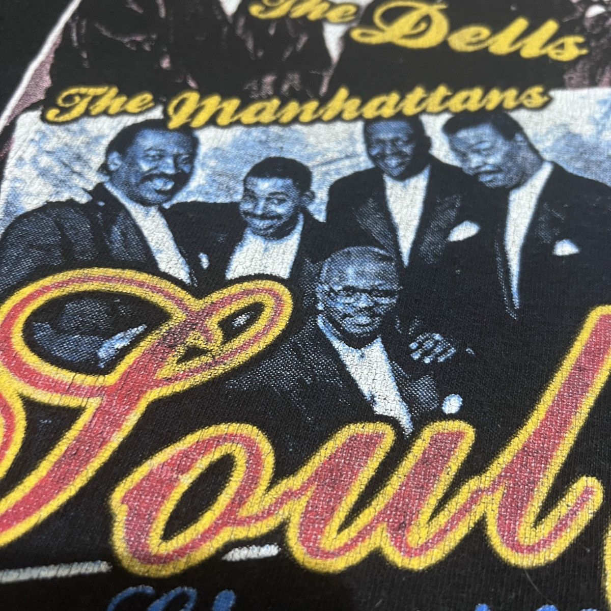 Band Tees × Vintage Vintage Y2K The Dells Soul Jam Tee 2XL R&B The Manhattans Size US XXL / EU 58 / 5 - 9 Thumbnail