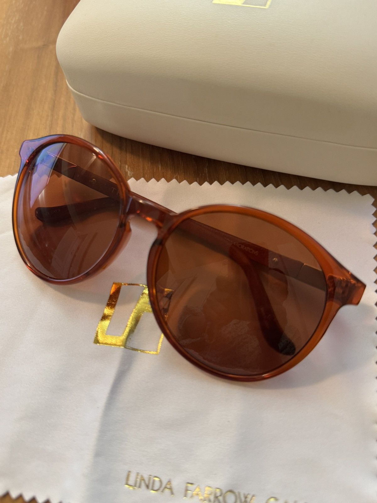 Linda Farrow Linda Farrow x The Row sunglasses Size ONE SIZE - 2 Thumbnail