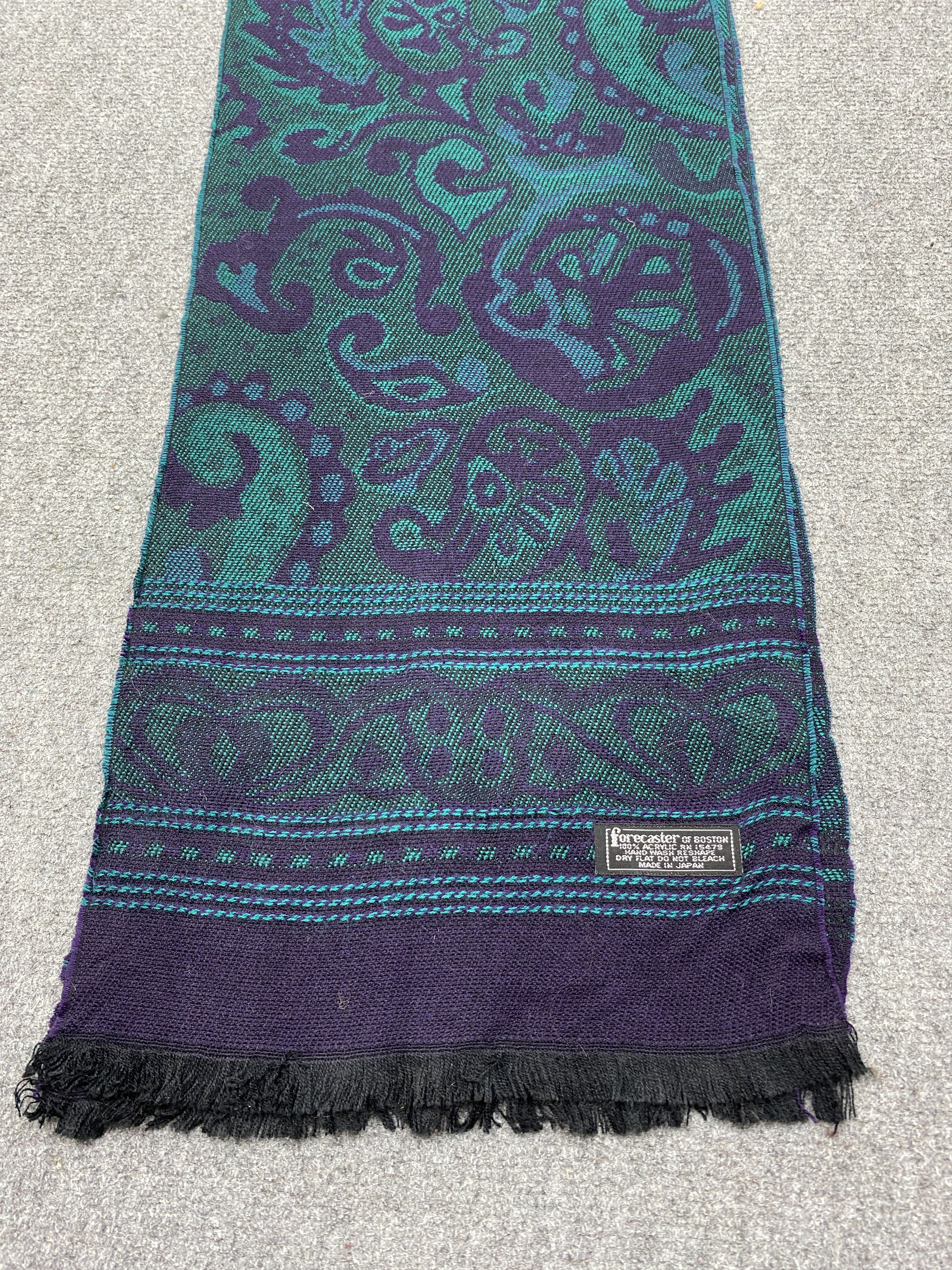 Japanese Brand Forecaster Of Boston Made In Japan Paisley Muffler SC0146 Size ONE SIZE - 4 Thumbnail