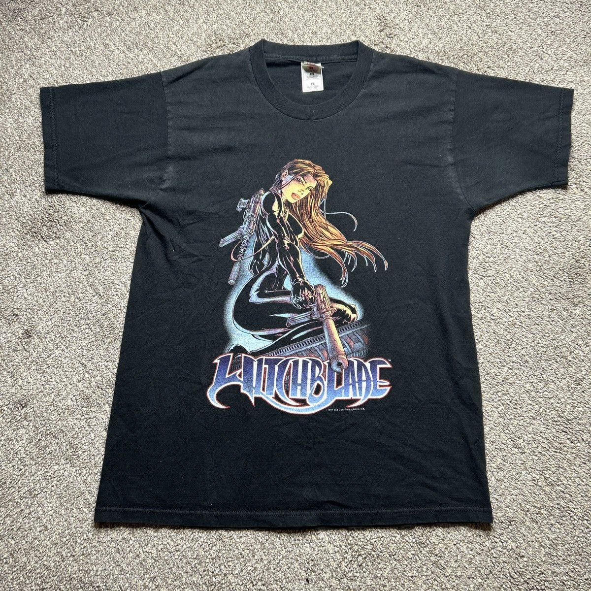 Anime × Vintage Vintage 1999 witchblade graphic comic tee shirt Size US L / EU 52-54 / 3 - 1 Thumbnail