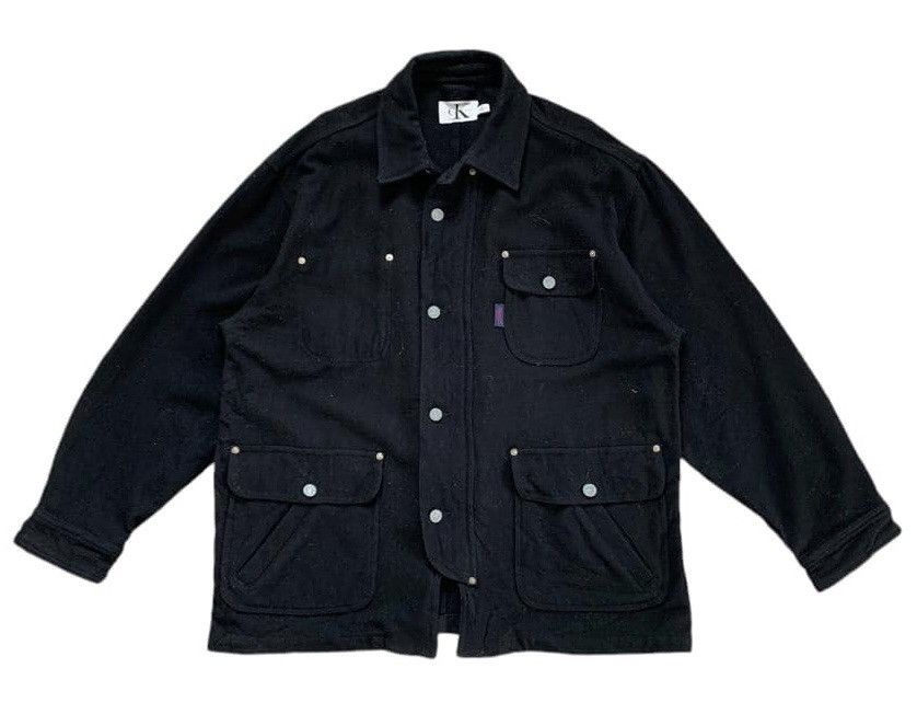 Calvin Klein CK Calvin Klein Jeans Wool & Viscose Jacket Size US L / EU 52-54 / 3 - 1 Thumbnail