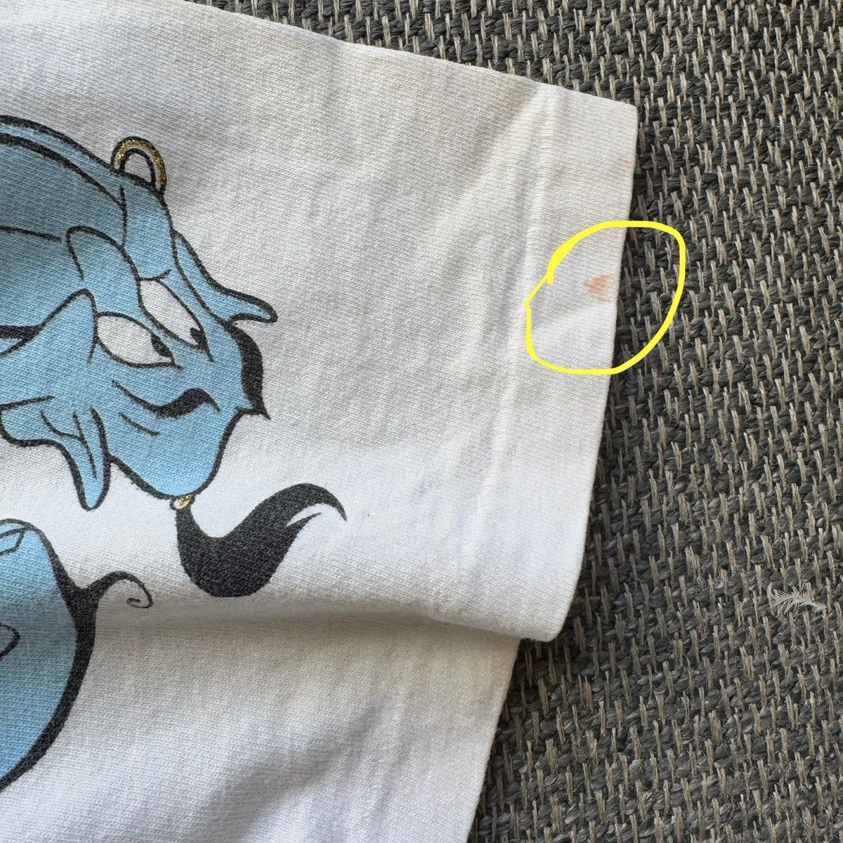 Disney × Vintage Vintage 80’s - 90’s Aladdin The Genie AOP Graphic T-shirt Size US S / EU 44-46 / 1 - 11 Thumbnail