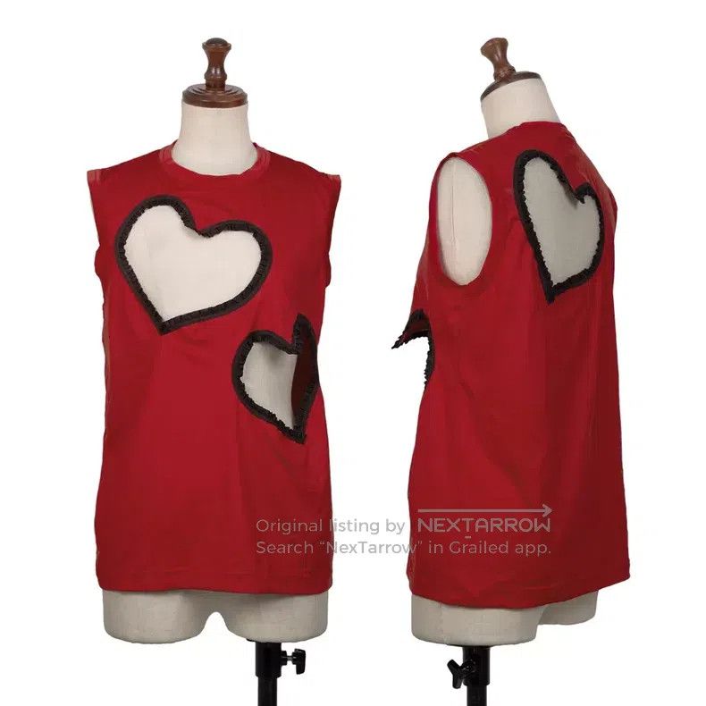 Comme des Garcons Comme Des Garcons Heart Cutout Vest Size S / US 4 / IT 40 - 1 Thumbnail