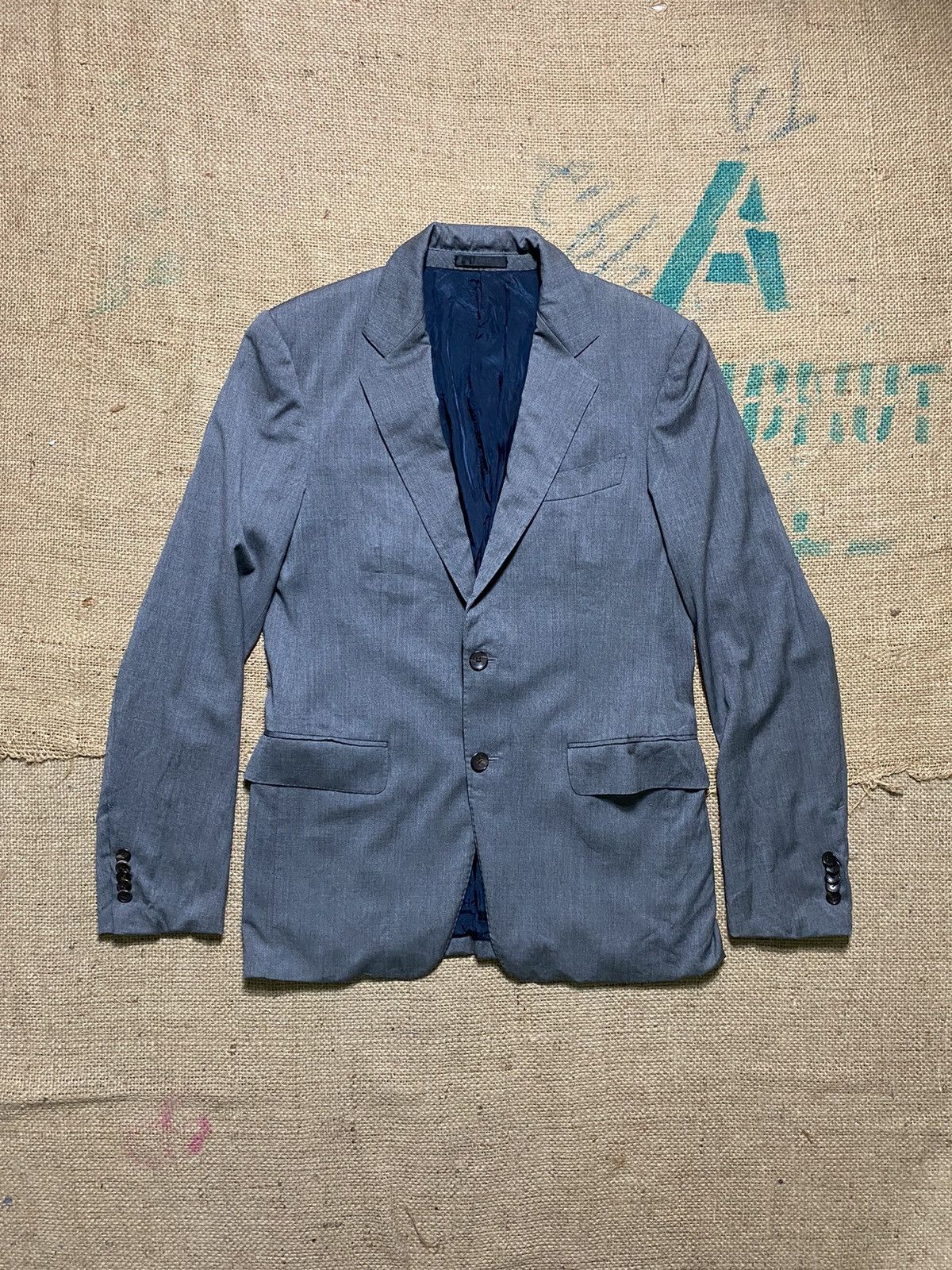 Designer × Loro Piana Loro Piana x Time Post Modern Blazer Simple Jacket Grey Size 48R - 1 Thumbnail
