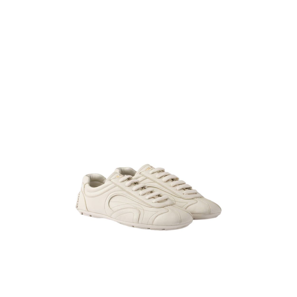 Prada PRADA Montecarlo Re-Edition 2005 $1120 White Leather Sneake Size US 10 / EU 43 - 1 Thumbnail