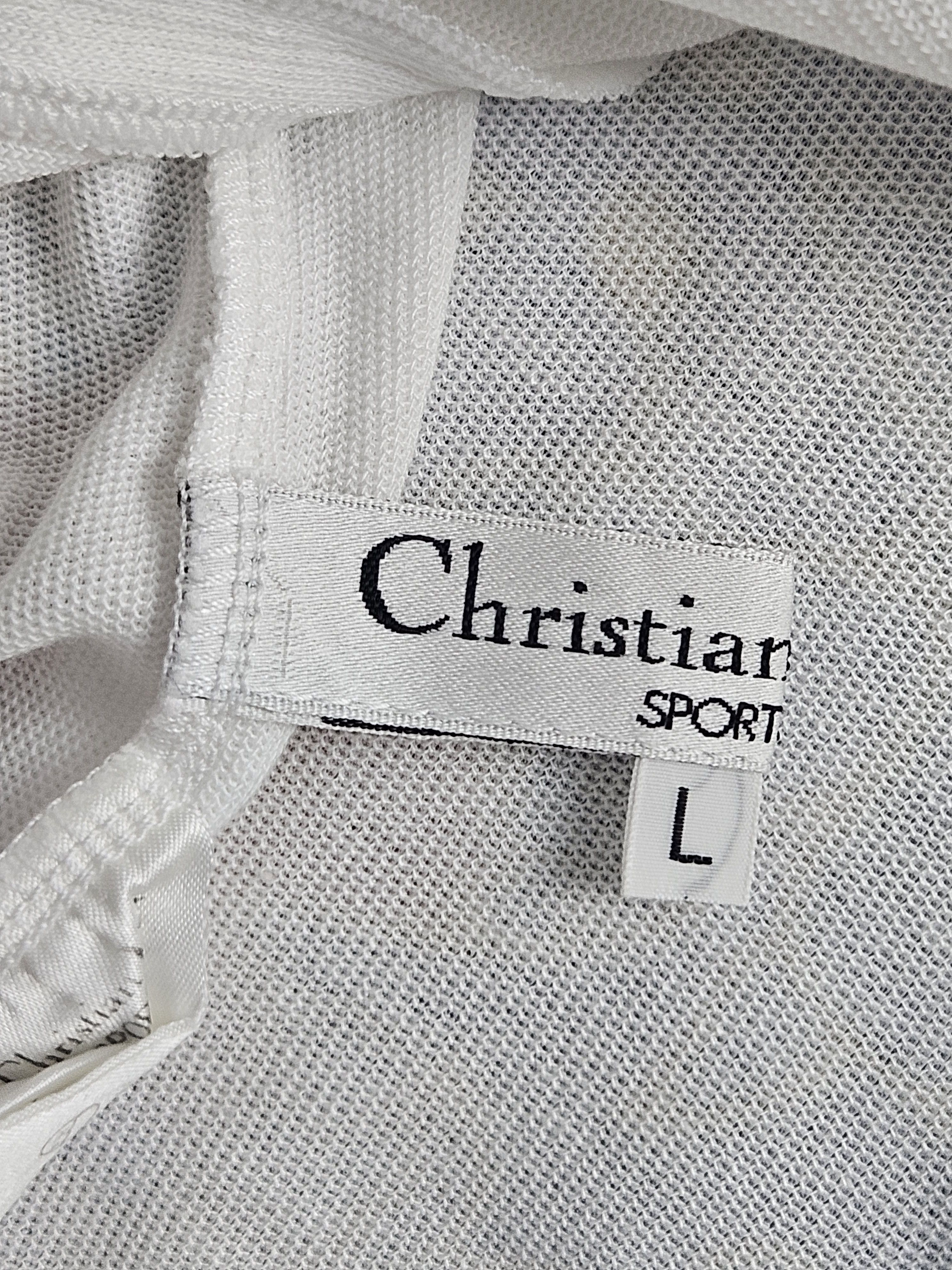 Christian Dior Monsieur Vintage Christian Dior Sports Polo zipper shirt Size L / US 10 / IT 46 - 4 Thumbnail