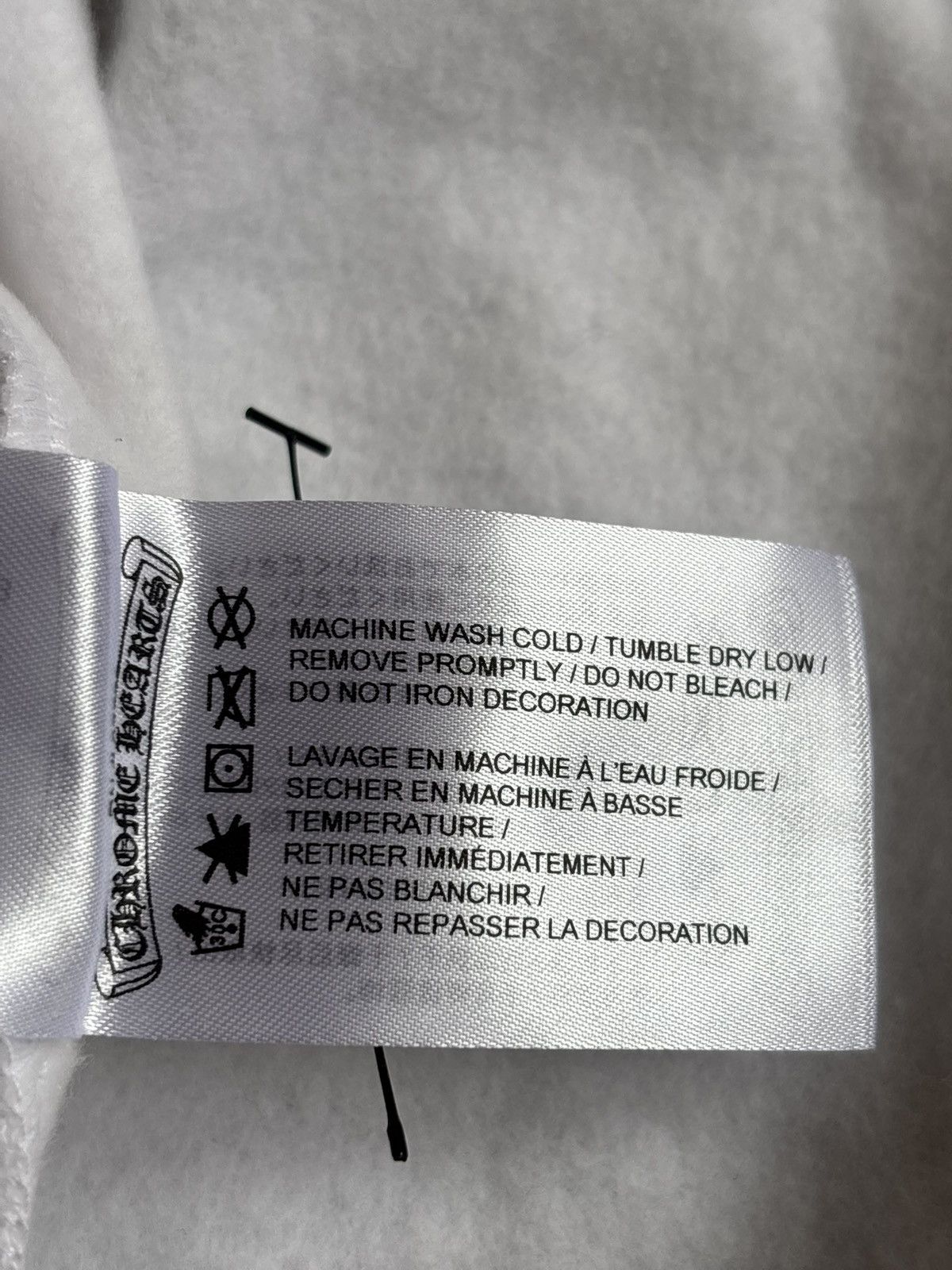 Chrome Hearts Chrome Hearts White Scroll Zipup Hoodie Size US L / EU 52-54 / 3 - 8 Thumbnail