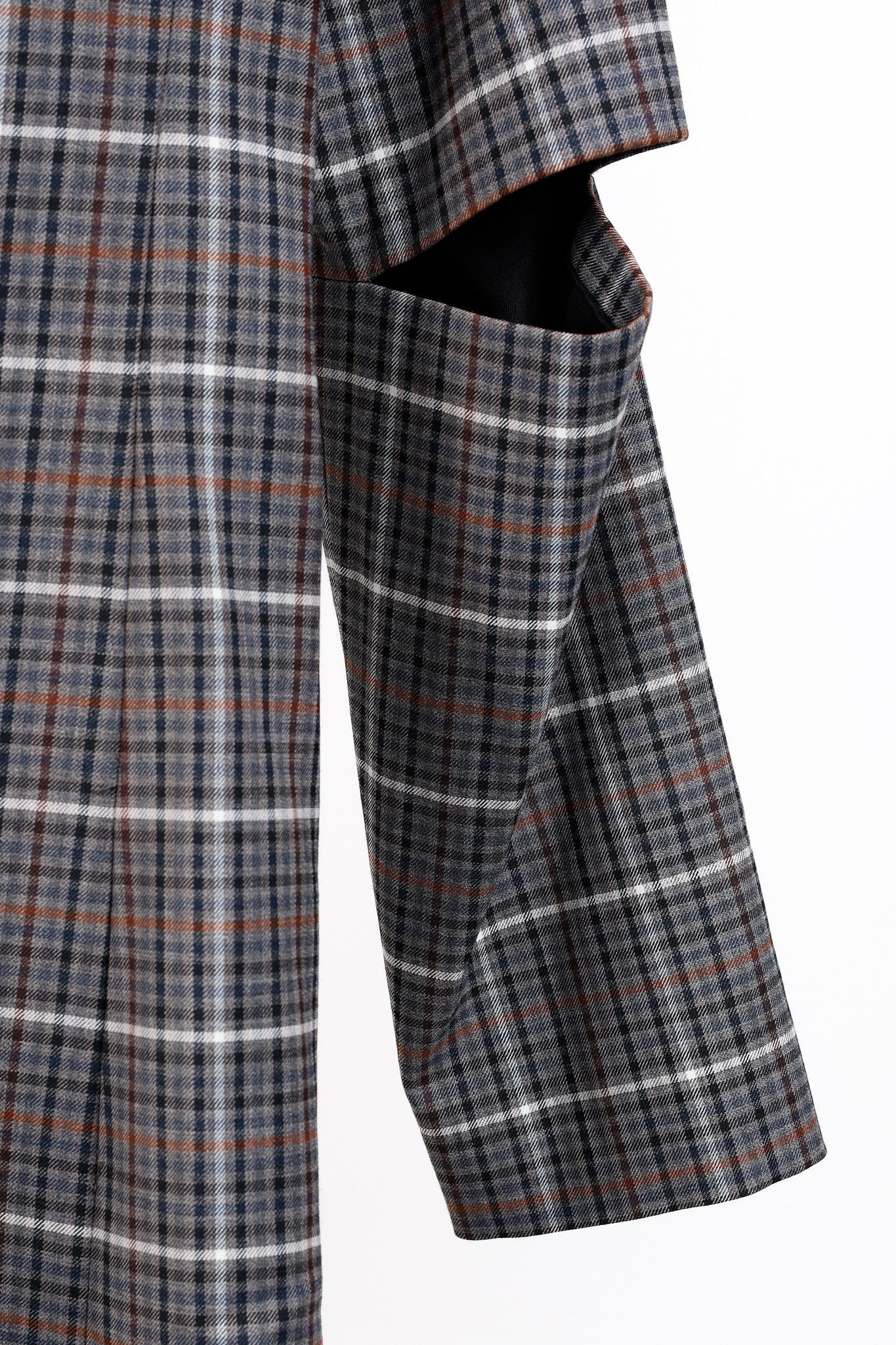 Tibi Tibi Gabe Blazer Slit-Elbow Windowpane Check Blazer Size M / US 6-8 / IT 42-44 - 7 Thumbnail