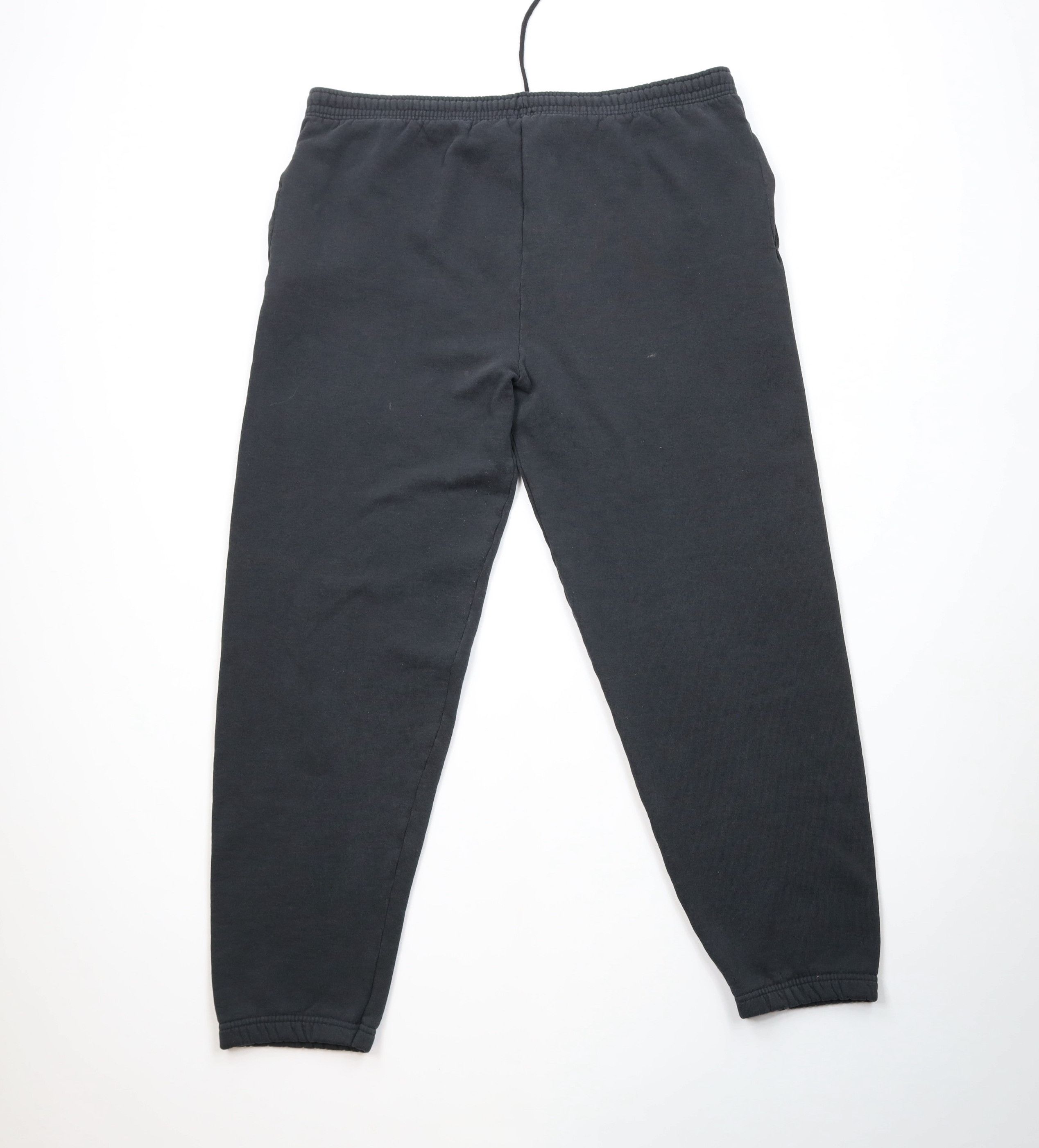 Vintage Vintage 90s Streetwear Sweatpants Joggers Pants Black USA Size US 38 / EU 54 - 11 Thumbnail