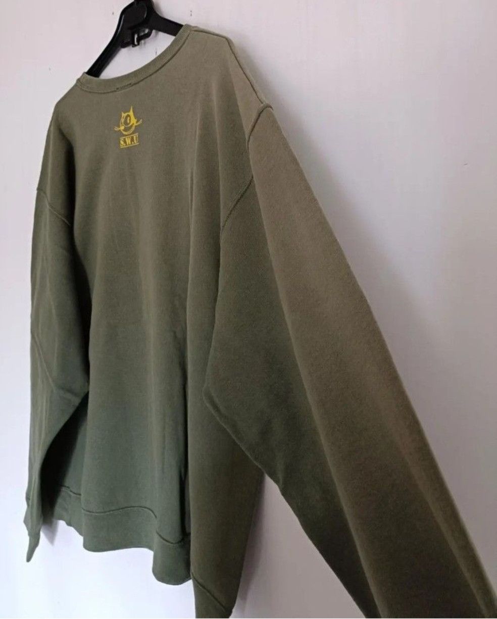 Vintage Sweater Y2K Felix the cat military parody crewneck Size US L / EU 52-54 / 3 - 7 Thumbnail