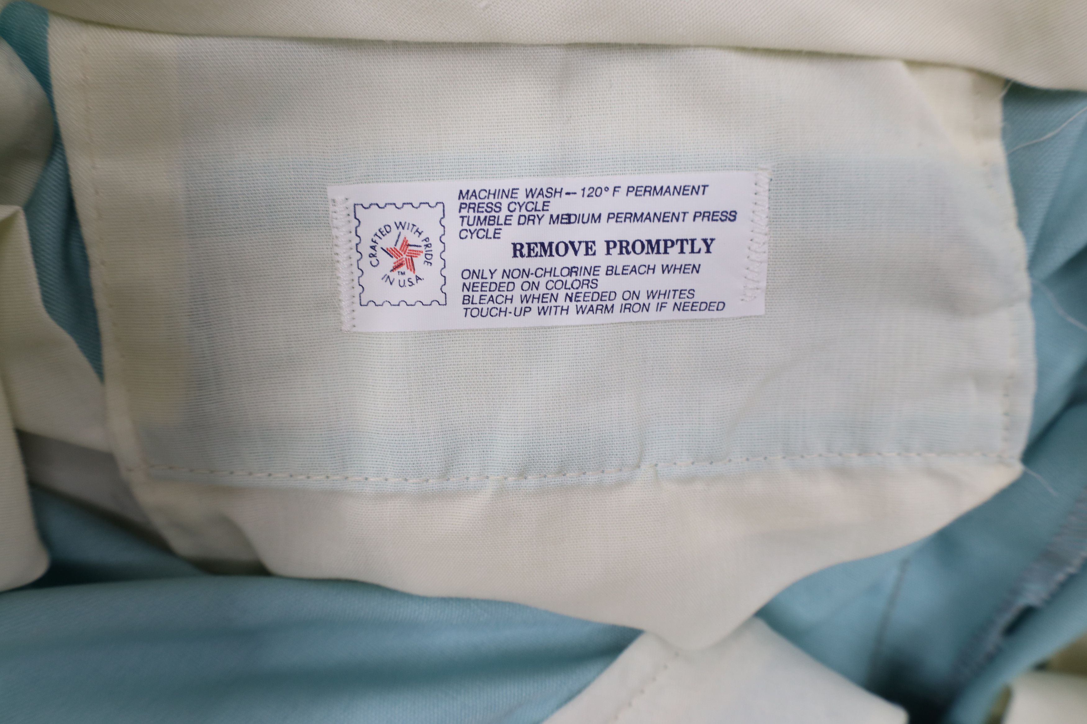 Vintage Vintage 70s Streetwear Bell Bottoms Chino Pants Blue USA Size US 34 / EU 50 - 6 Thumbnail
