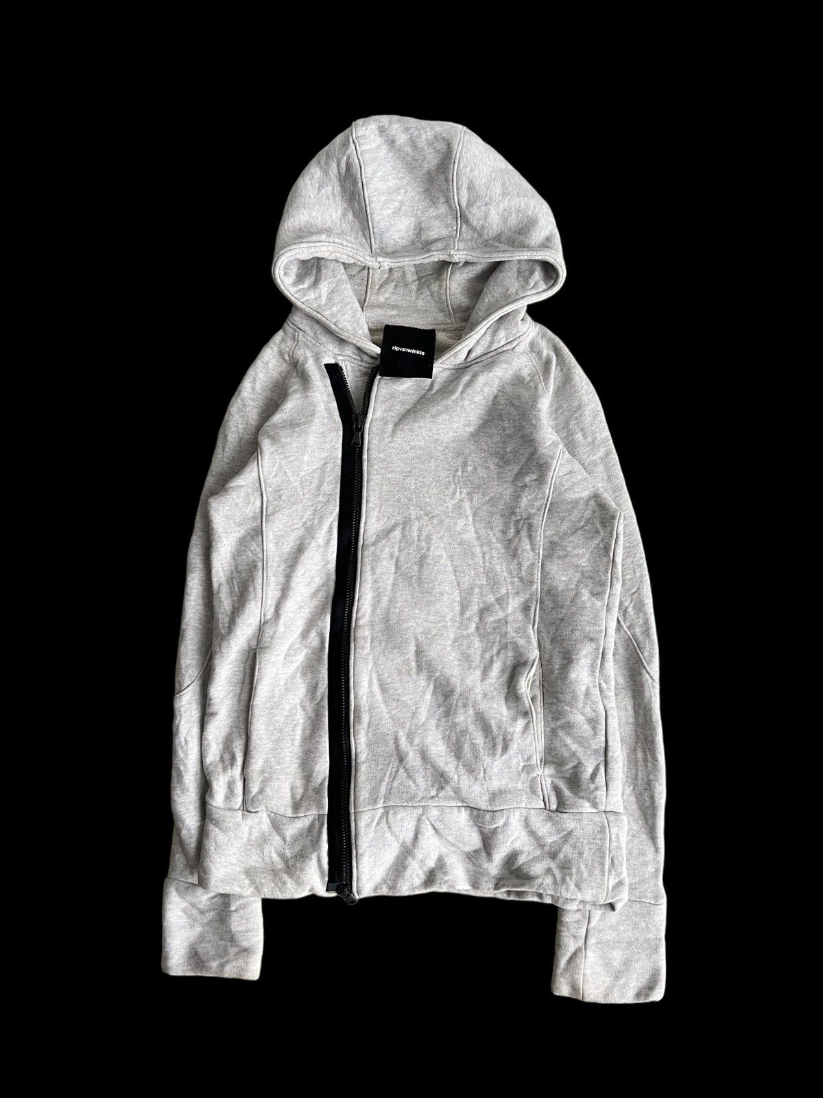 RIPVANWINKLE Iconic Asymmetric Zipper Cropped Bono Hoodie Ninja Sweater Size US M / EU 48-50 / 2 - 1 Thumbnail