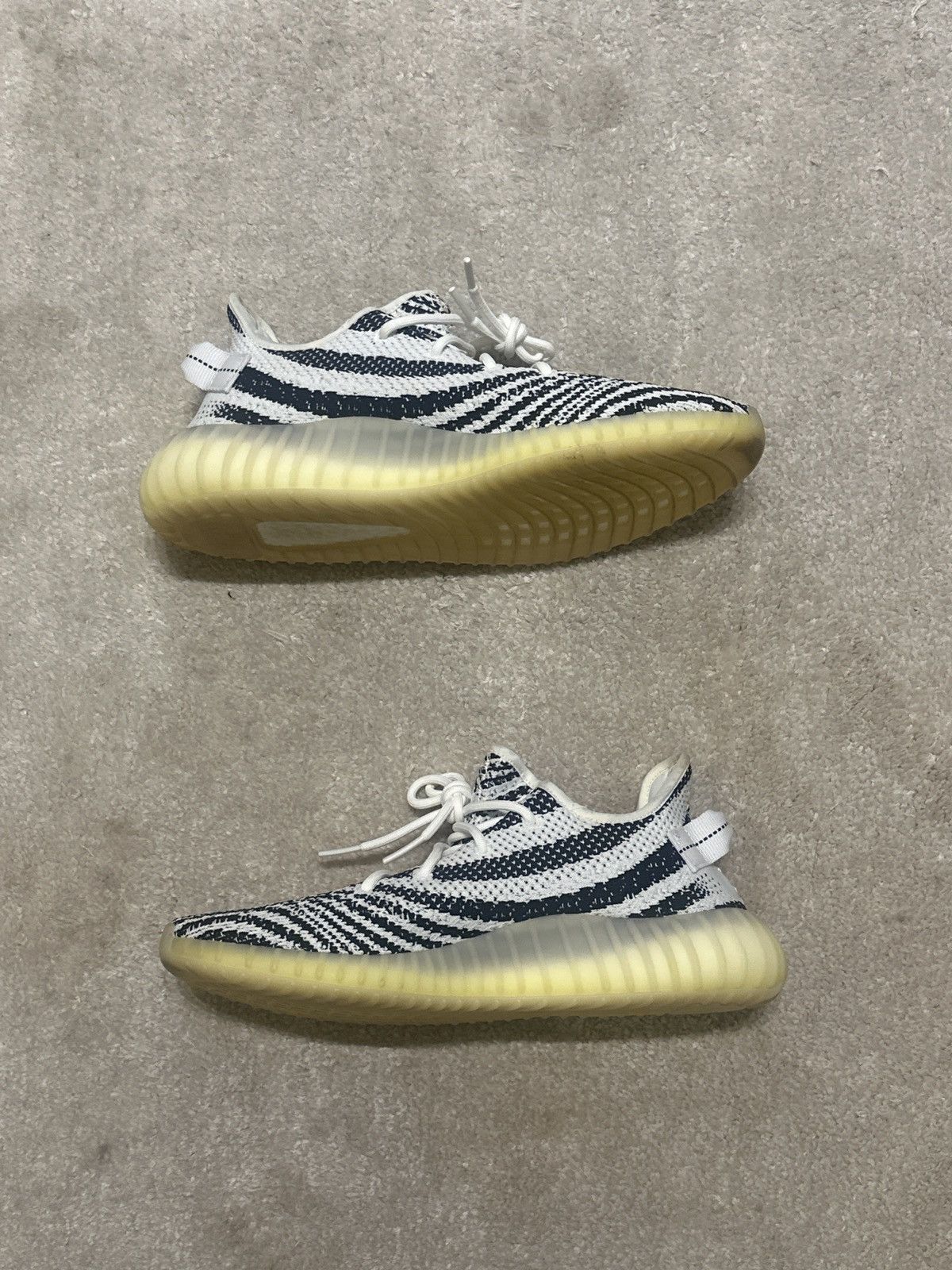 Adidas Adidas Yeezy Boost 350 V2 Zebras Size US 11.5 / EU 44-45 - 3 Thumbnail