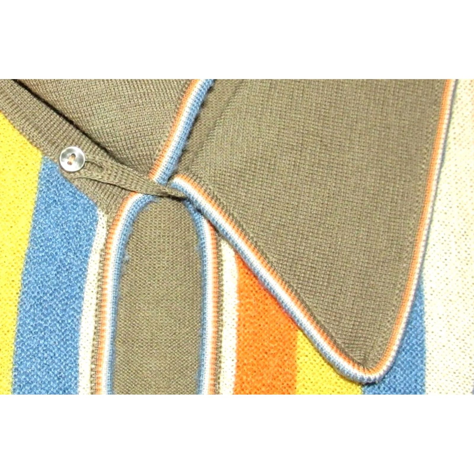 Vintage Vtg EUROPECRAFT Wool Loop Collar Sweater Made In Italy Medium Size US M / EU 48-50 / 2 - 4 Thumbnail