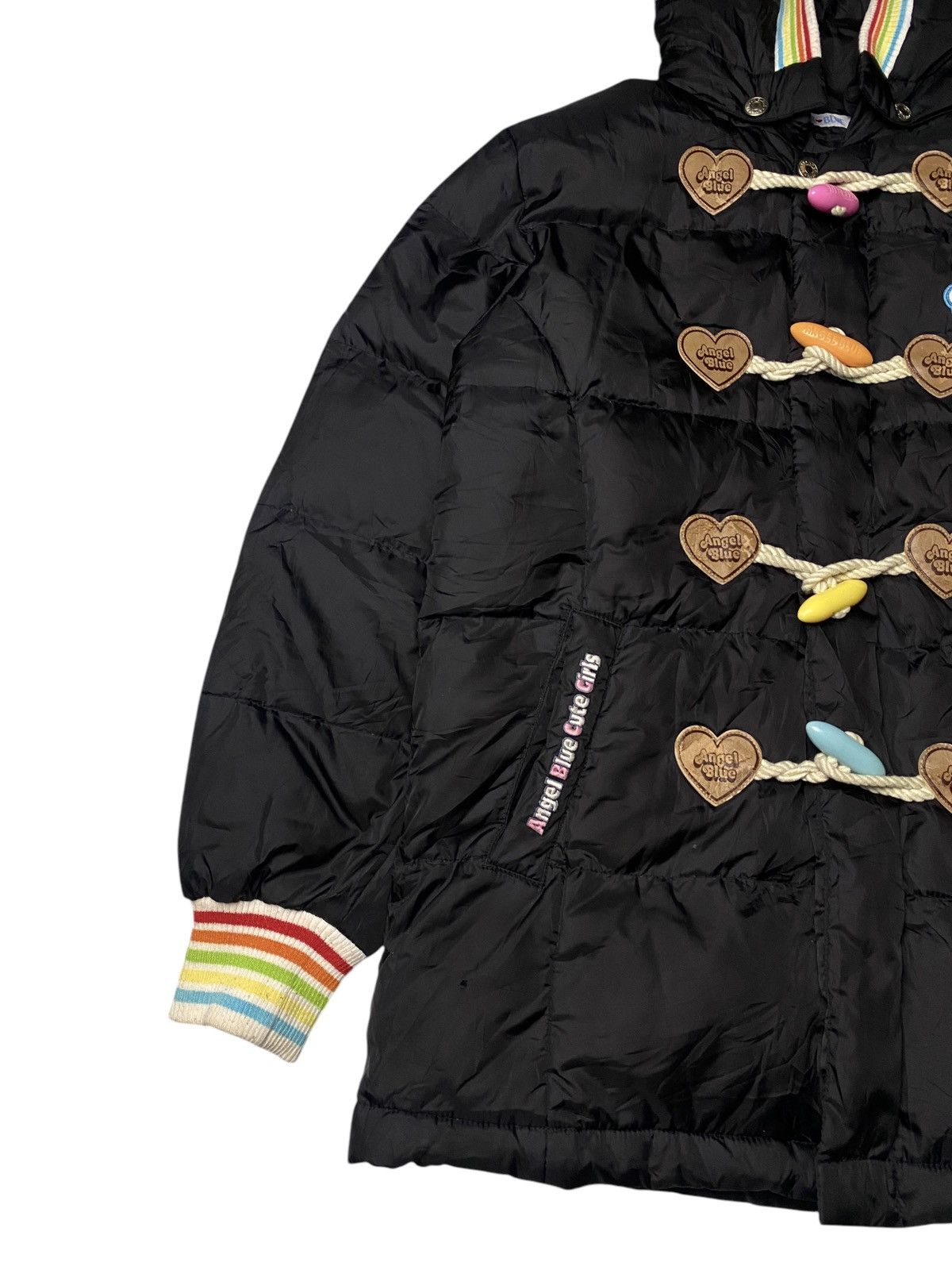 Angel Blue 2000's Angel Blue Rainbow Cute Puffer Jacket Size US M / EU 48-50 / 2 - 5 Thumbnail