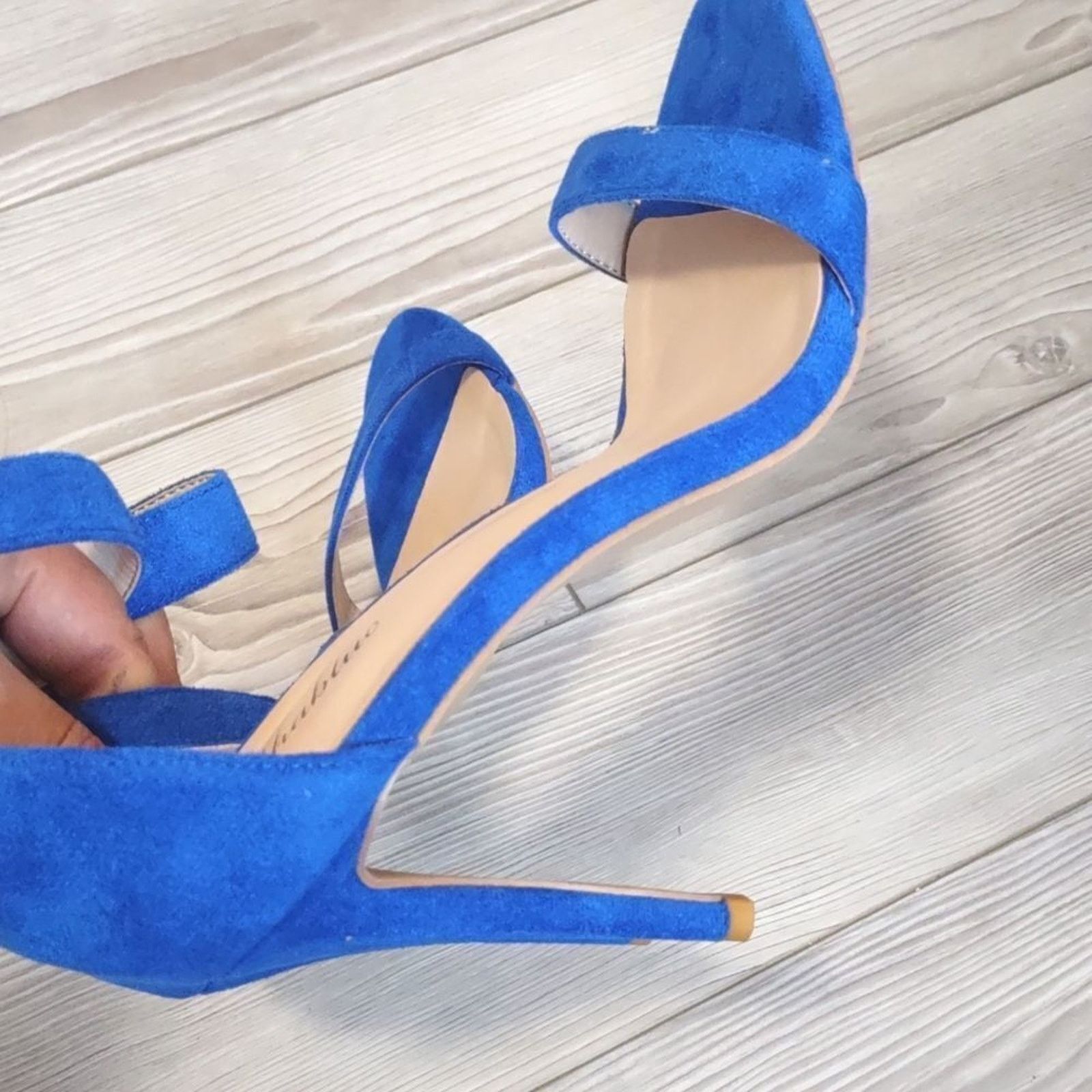 Other (75-2141) Women's BLUE Stiletto Heels Sz 10 Size US 10 / IT 40 - 7 Thumbnail