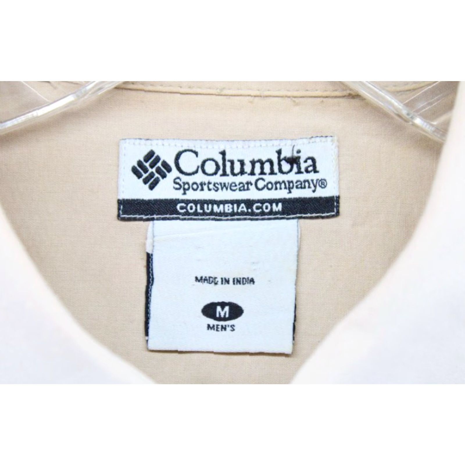 Vintage Columbia PFG Fly Fishing Shirt Men's M Vented Pockets Embroidered Lure Khaki Size US M / EU 48-50 / 2 - 5 Thumbnail