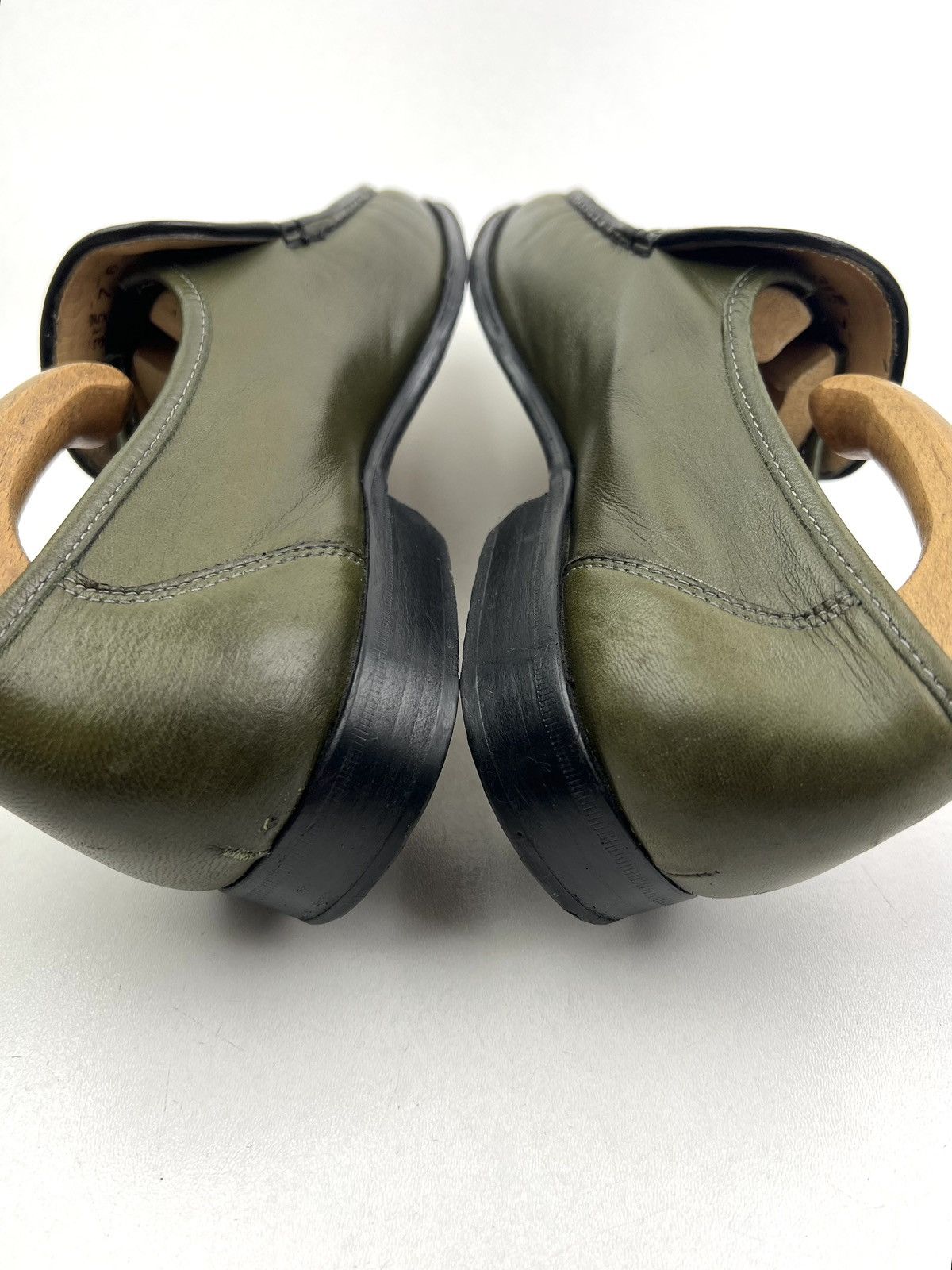Grenson GRENSON Loafers Leather Shoes Made in England Green Men’s Size US 7 / EU 40 - 10 Thumbnail