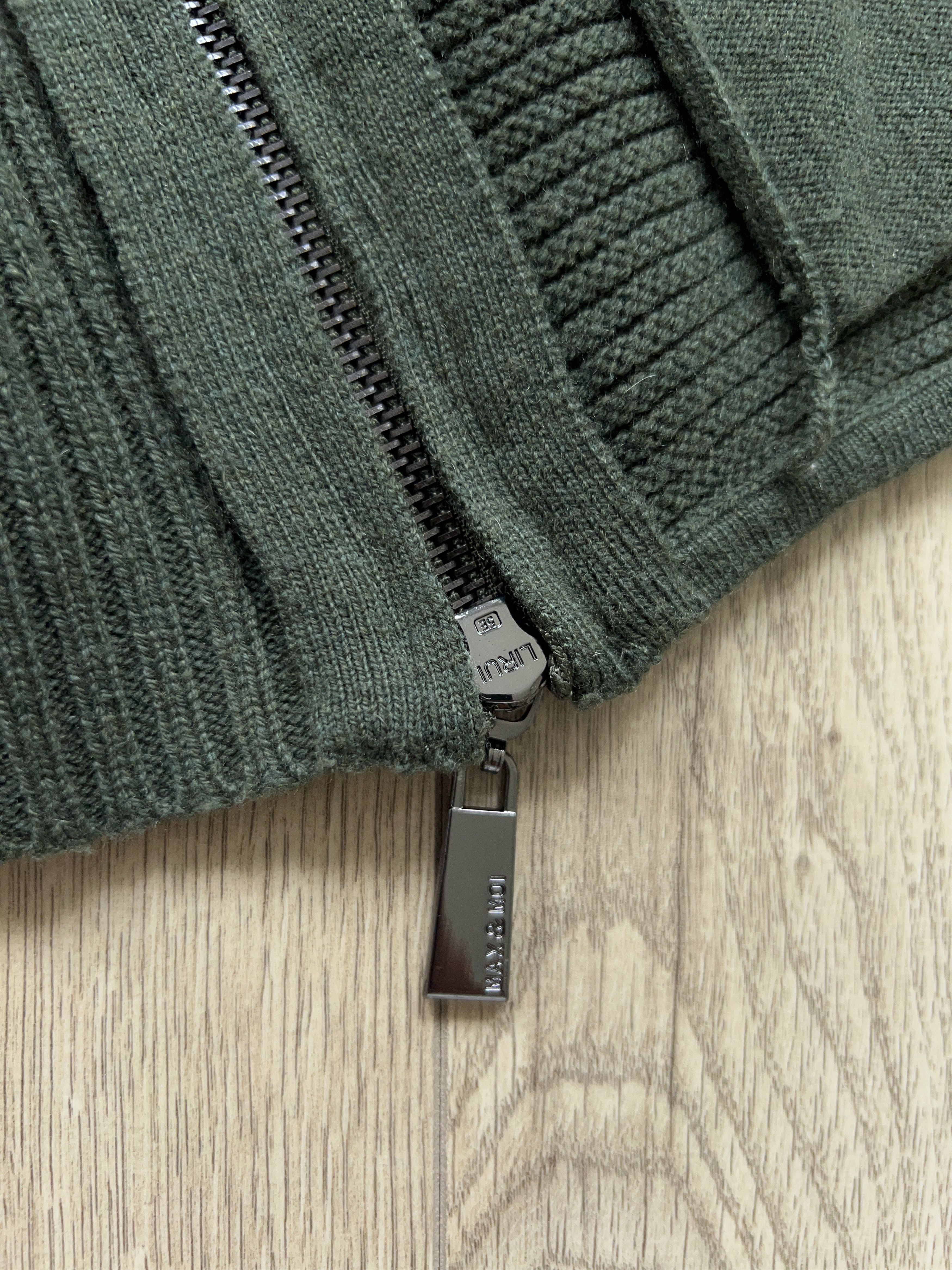 Designer Womens MAX & MOI Wool Cashmere Open Cardigan Sweater Size S / US 4 / IT 40 - 12 Thumbnail