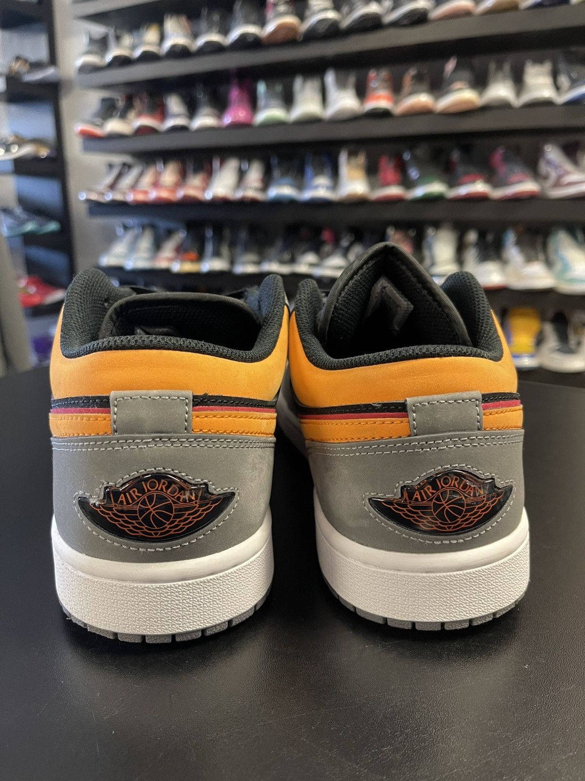 Jordan Brand Size 10 - Jordan 1 Low Light Graphite Vivid Orange Size US 10 / EU 43 - 4 Thumbnail