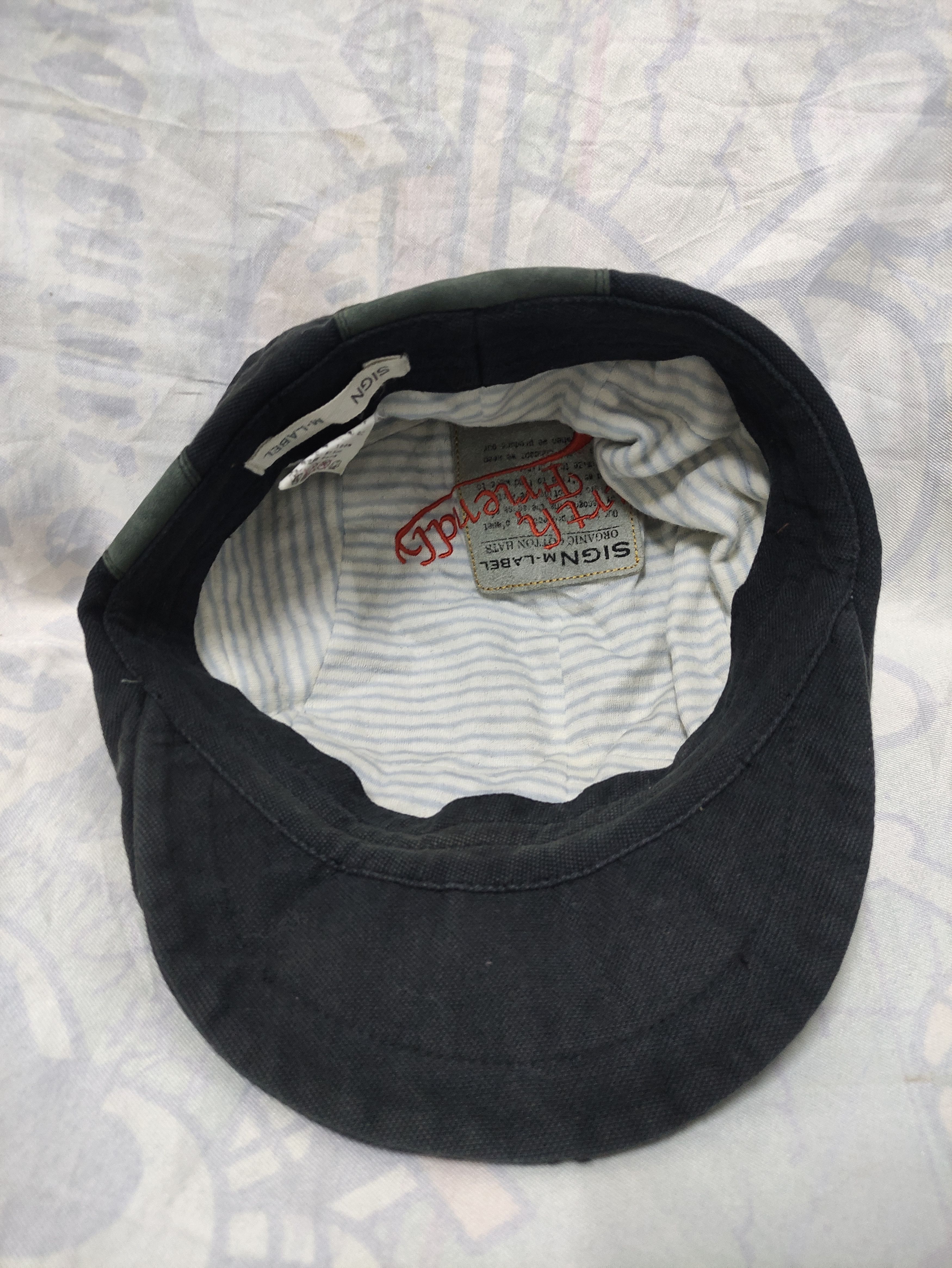 Japanese Brand SIGN M-LABEL DESIGN PATCHWORK VINTAGE FORDABLE BARETTA CAP Size ONE SIZE - 3 Thumbnail
