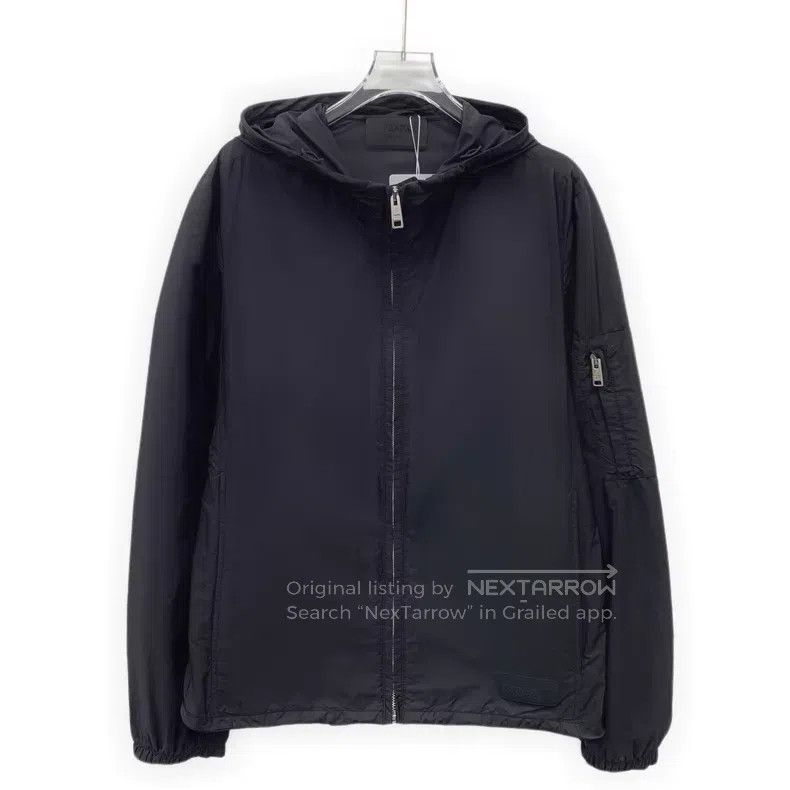 Prada Prada Black badge hooded zipper long-sleeved jacket Size US M / EU 48-50 / 2 - 1 Thumbnail