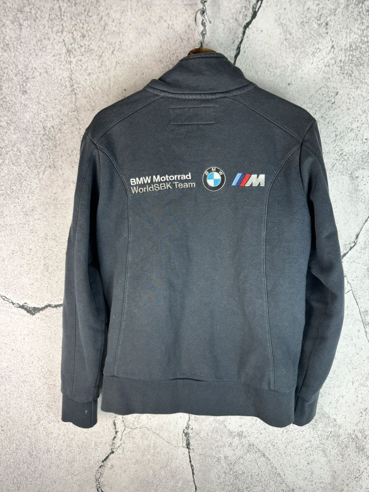 BMW Mens Vintage BMW zip sweatshirt jacket racing Size US M / EU 48-50 / 2 - 2 Thumbnail