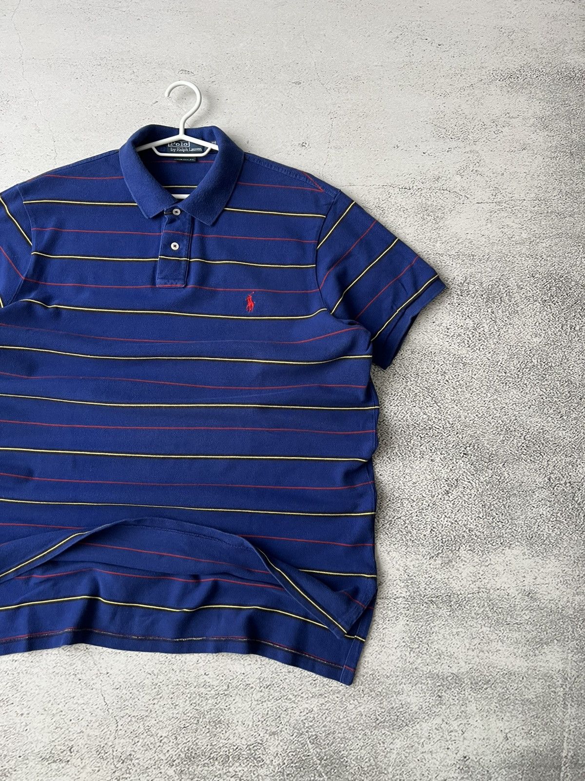 Polo Ralph Lauren Vintage Ralph Lauren Striped Polo Shirt XL – Red Pony Size US XL / EU 56 / 4 - 2 Thumbnail