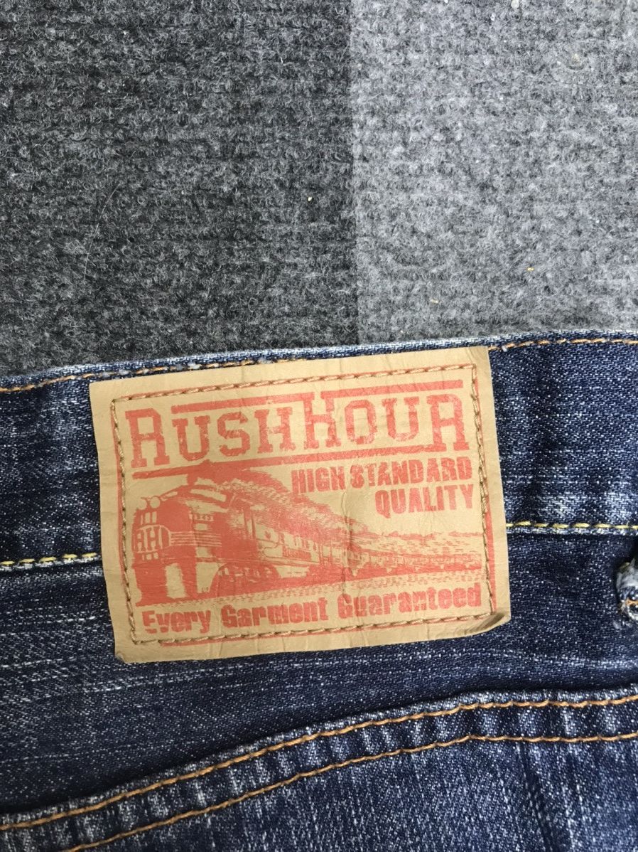 Japanese Brand RUSH HOUR Japan Painter Distressed Patchwork Jeans Size US 32 / EU 48 - 13 Thumbnail
