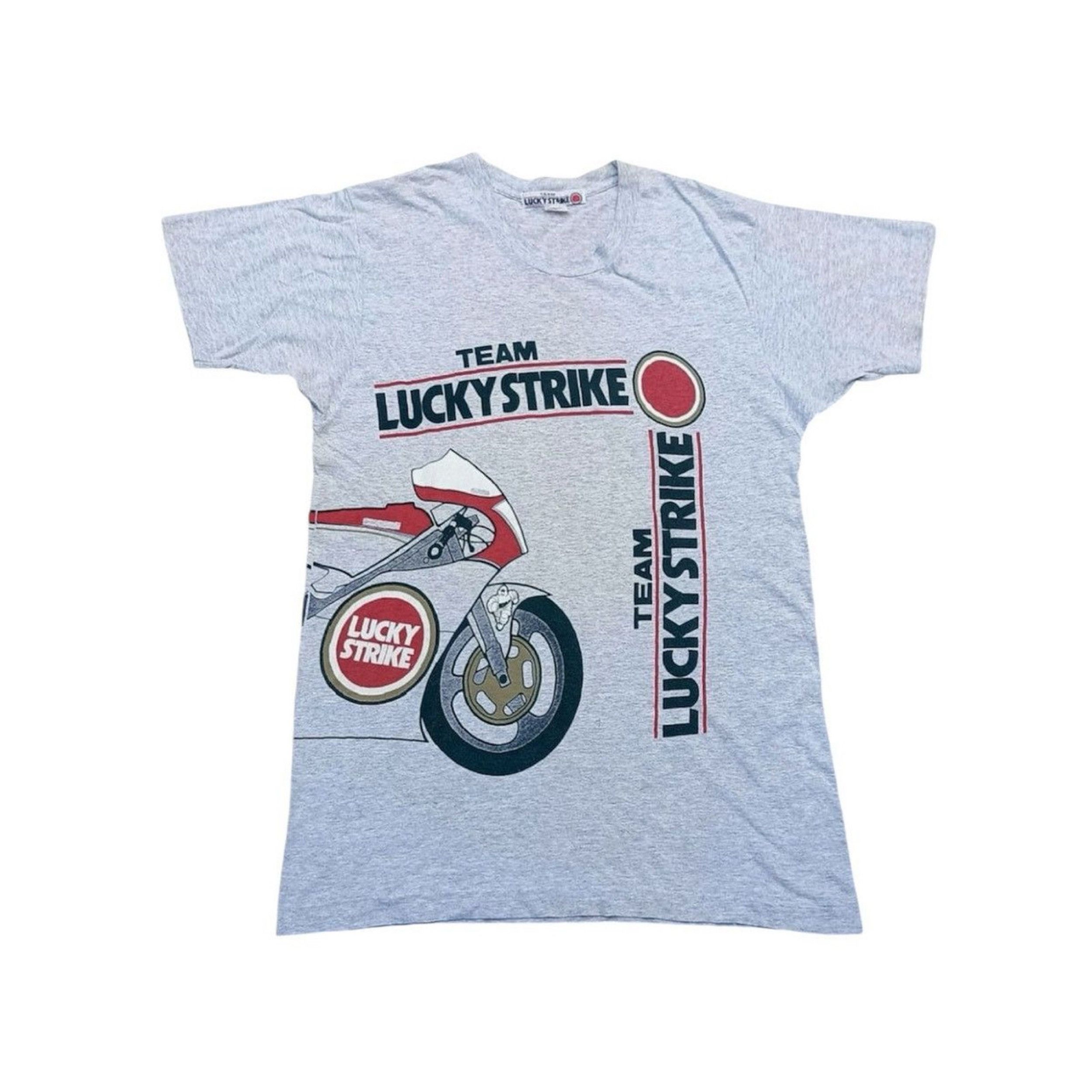 Vintage Lucky Strike Suzuki racing team vintage 80s t-shirt | Grailed