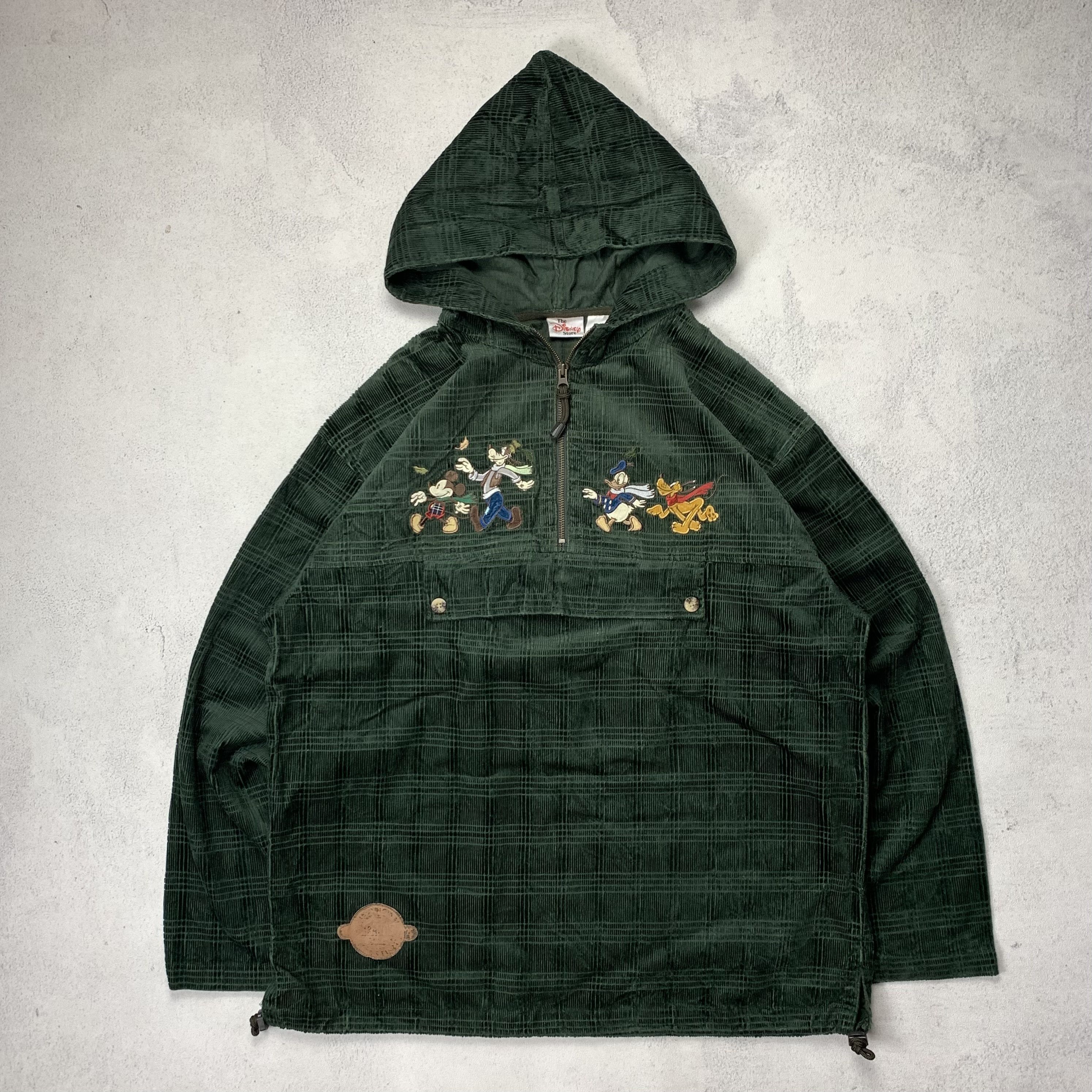 Disney Vintage 90s Disney Characters Corduroy Jacket Cagoule 
