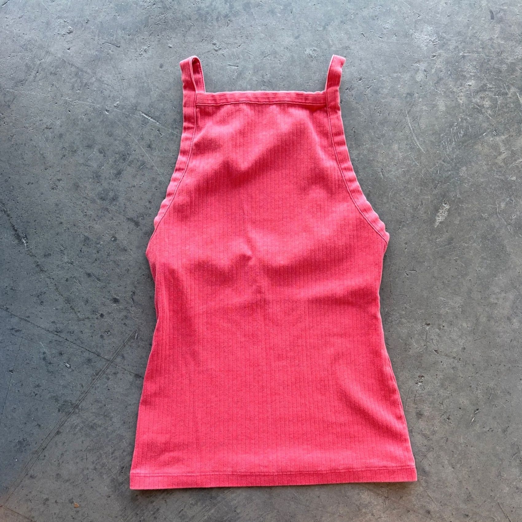 Vintage VINTAGE Free People Ribbed Open Back Cami Tank Top S Womens Red Size S / US 4 / IT 40 - 2 Thumbnail