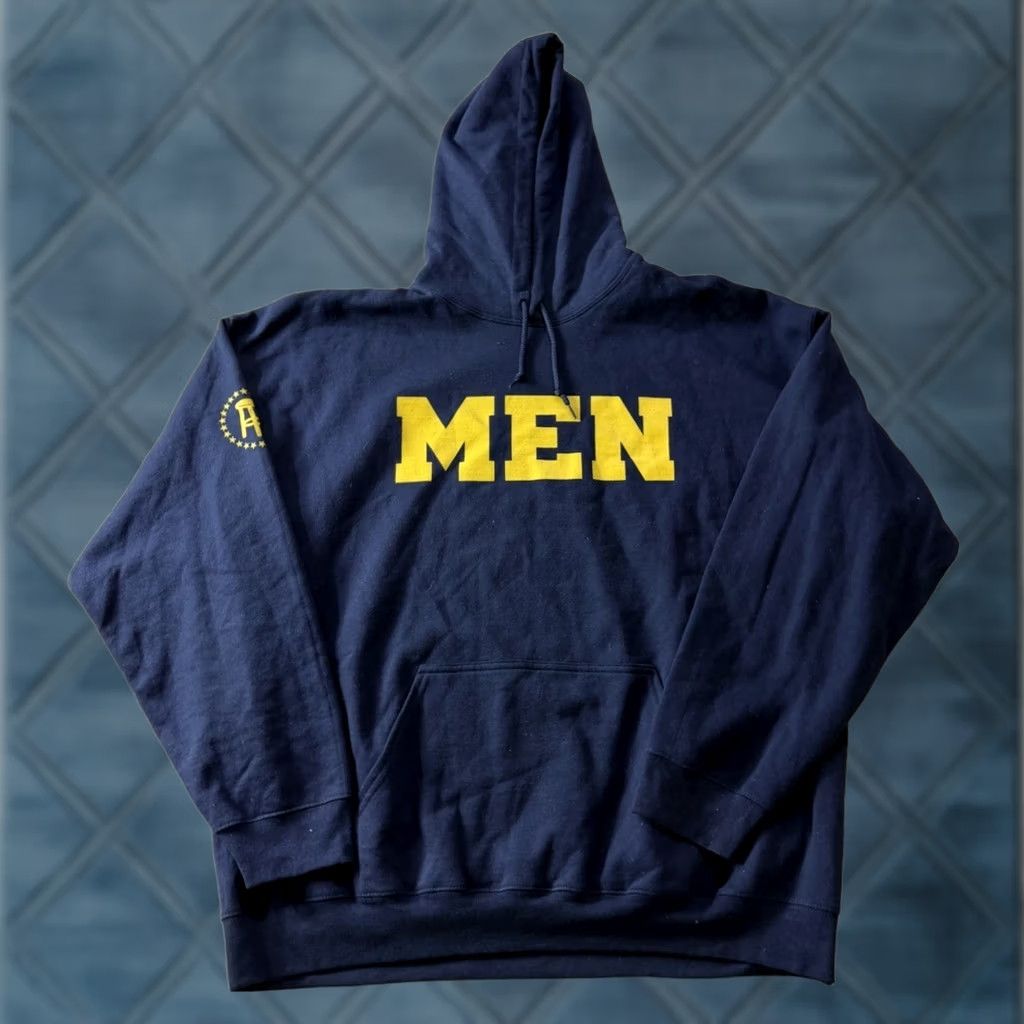 Gildan VINTAGE University Of Michigan Wolverines Barstool Sports Pullover Hoodie XL Mens Blue Size US XL / EU 56 / 4 - 1 Thumbnail