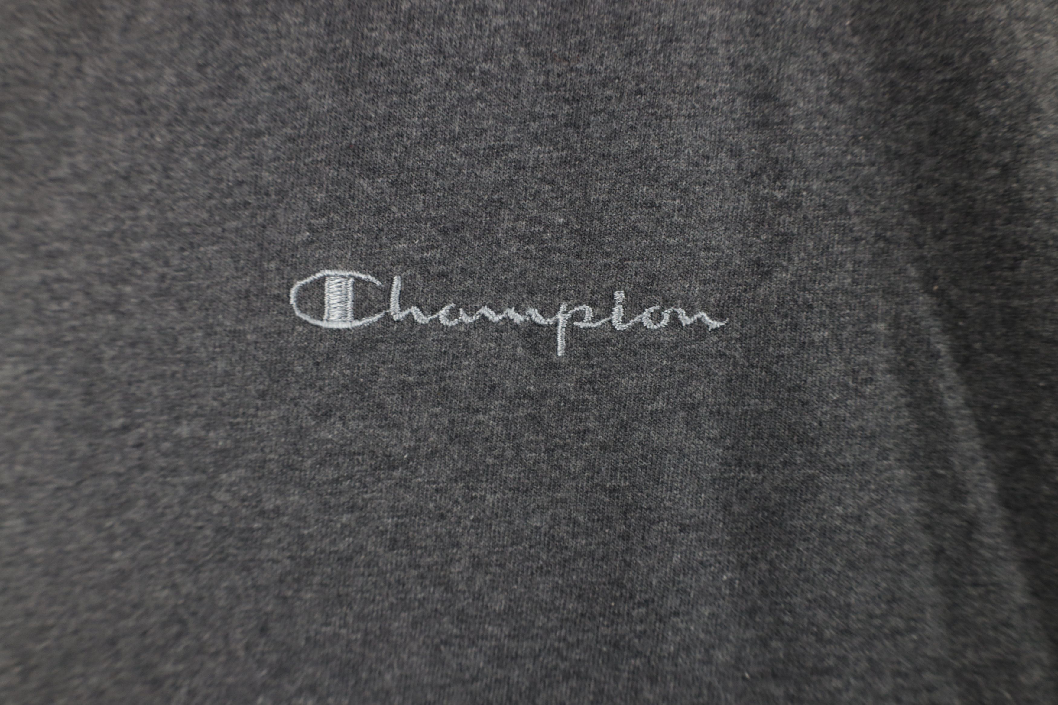 Champion Vintage 90s Champion Spell Short Sleeve T-Shirt Heather Gray Size US XL / EU 56 / 4 - 4 Thumbnail