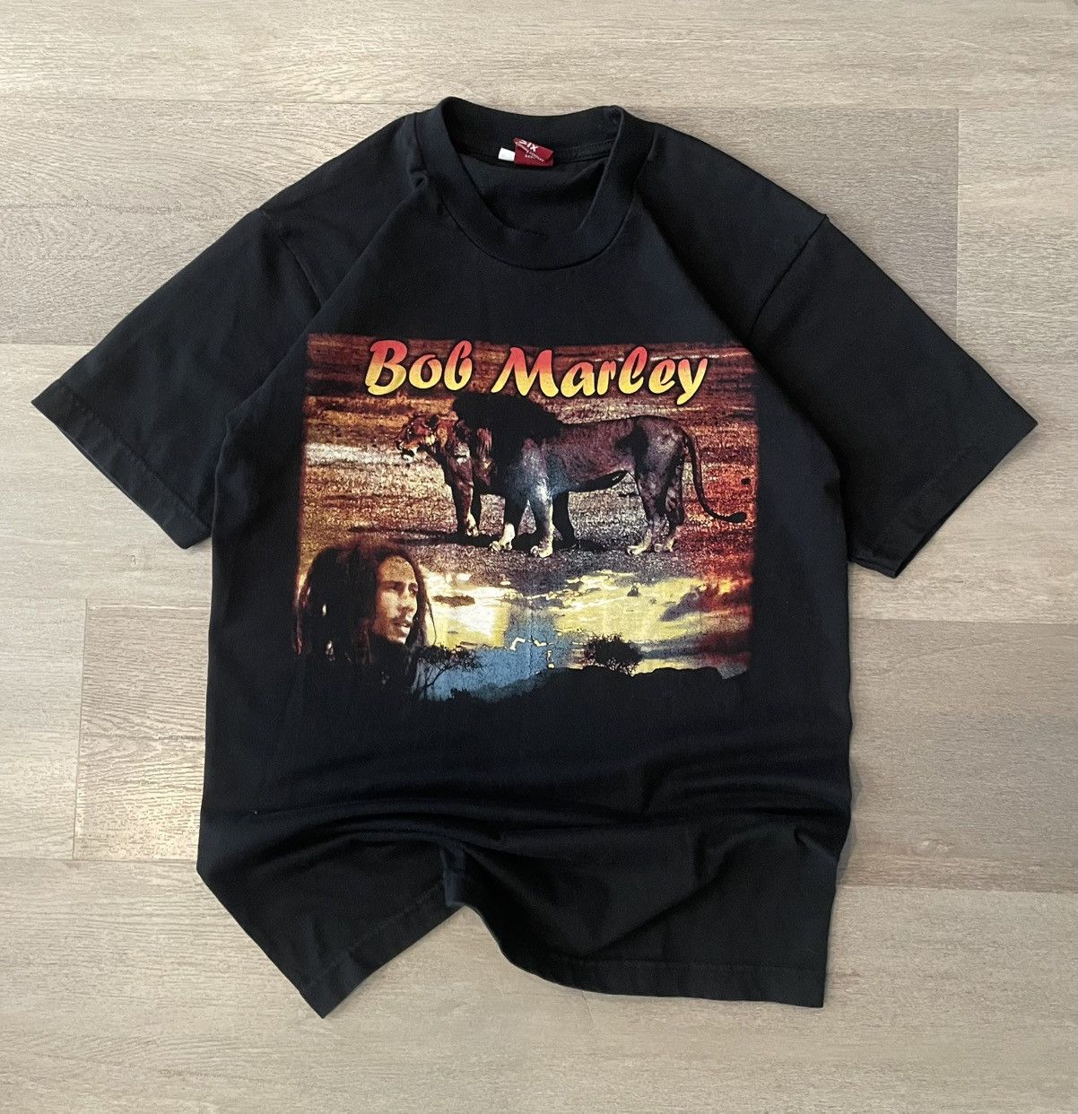 Bob Marley × Rap Tees × Vintage Vintage Y2K Bob Marley Rap Tee Style Graphic Tee Size US M / EU 48-50 / 2 - 1 Thumbnail