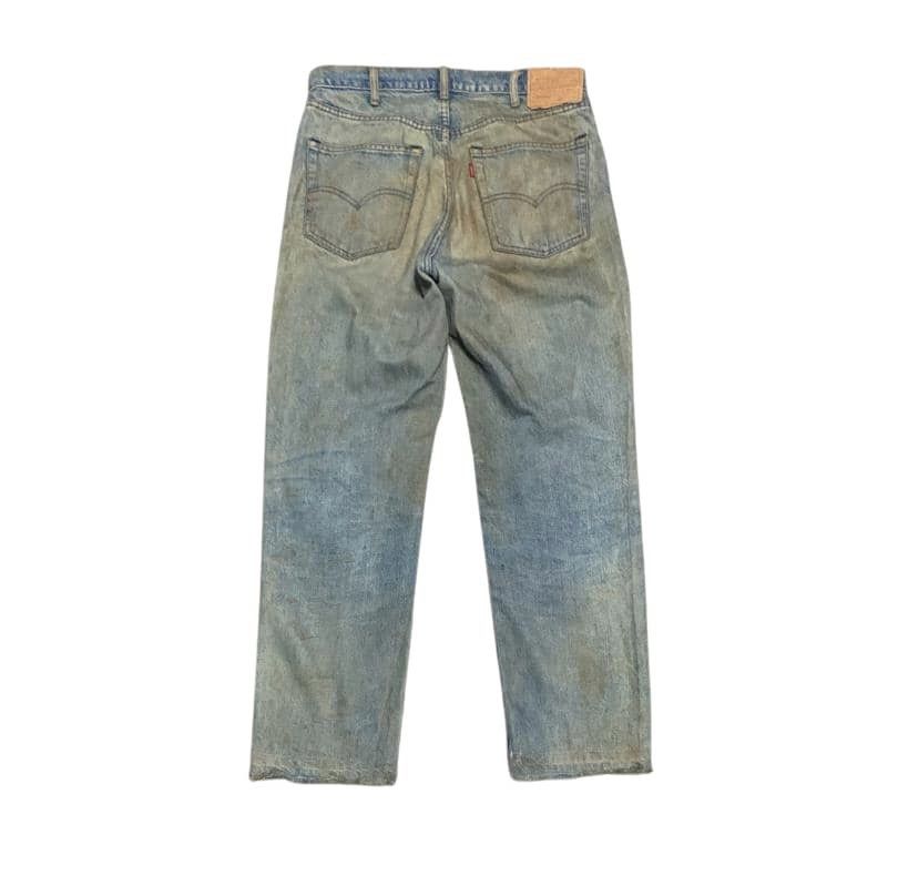 Levi's Vintage Levis 503 Straight Faded Blue Jeans Size US 33 - 5 Thumbnail