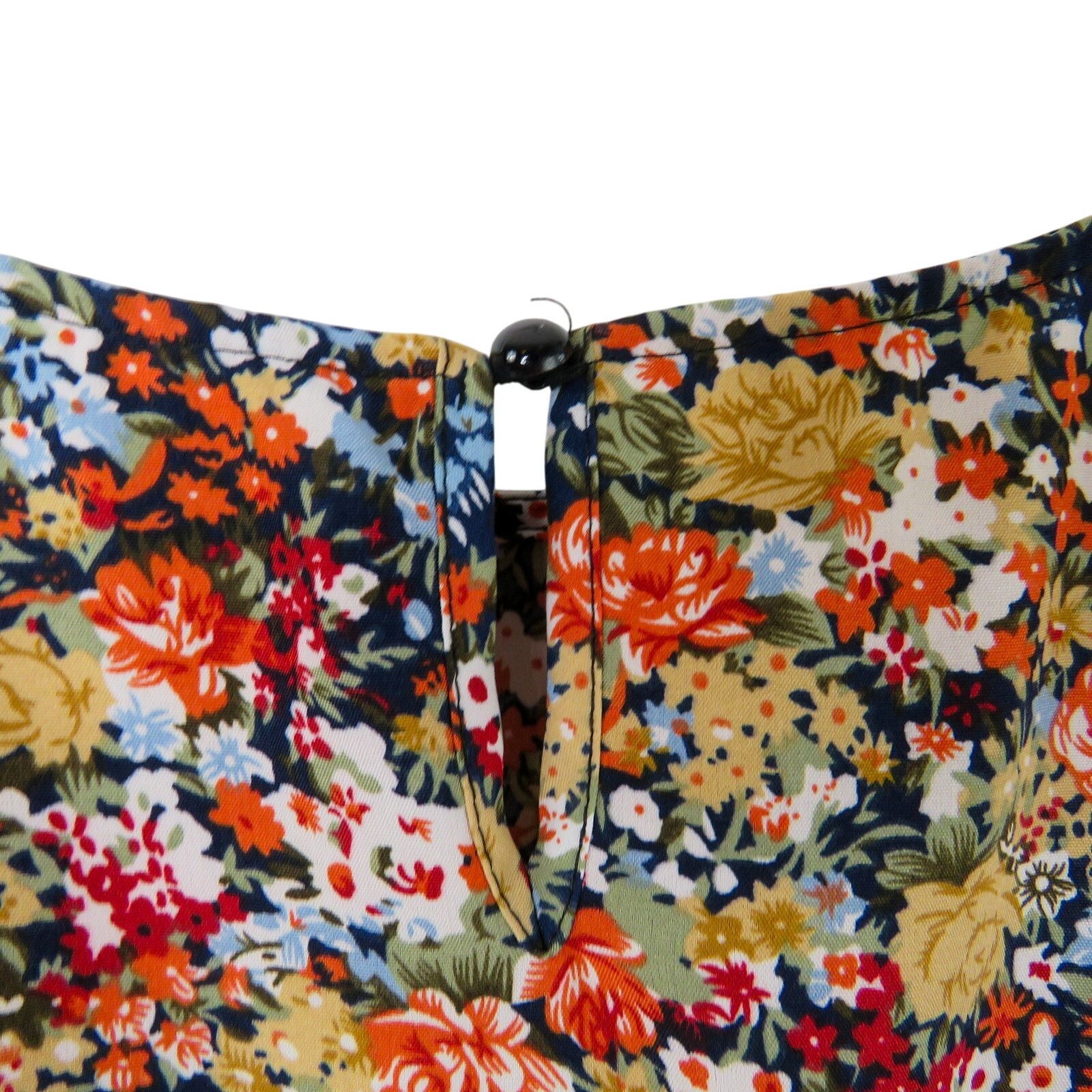 Shein Shein Clasi Ditsy Floral Keyhole Back Midi Dress Medium Size M / US 6-8 / IT 42-44 - 7 Thumbnail