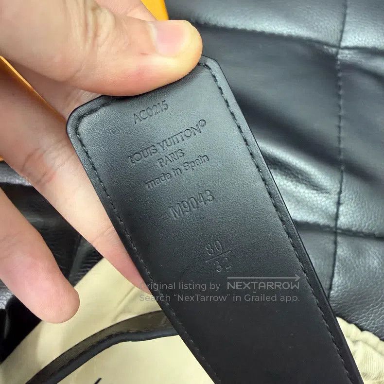 Louis Vuitton Louis Vuitton Full print presbyopia double-sided belt Size ONE SIZE - 5 Thumbnail