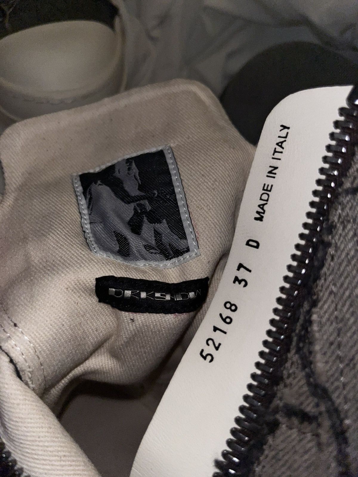 Rick Owens Drkshdw Rick Owen’s DRKSHDW Slashed Denim Size US 7 / IT 37 - 6 Thumbnail