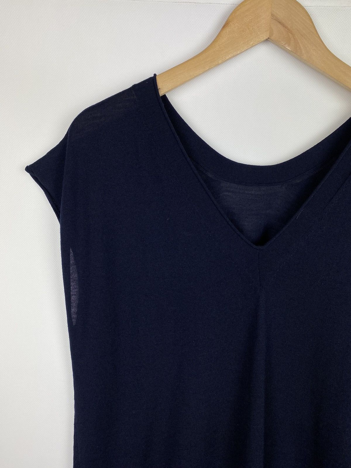Miu Miu Miu Miu ladies sleeveless v-neck tunic dress size 42 Navy Size M / US 6-8 / IT 42-44 - 3 Thumbnail