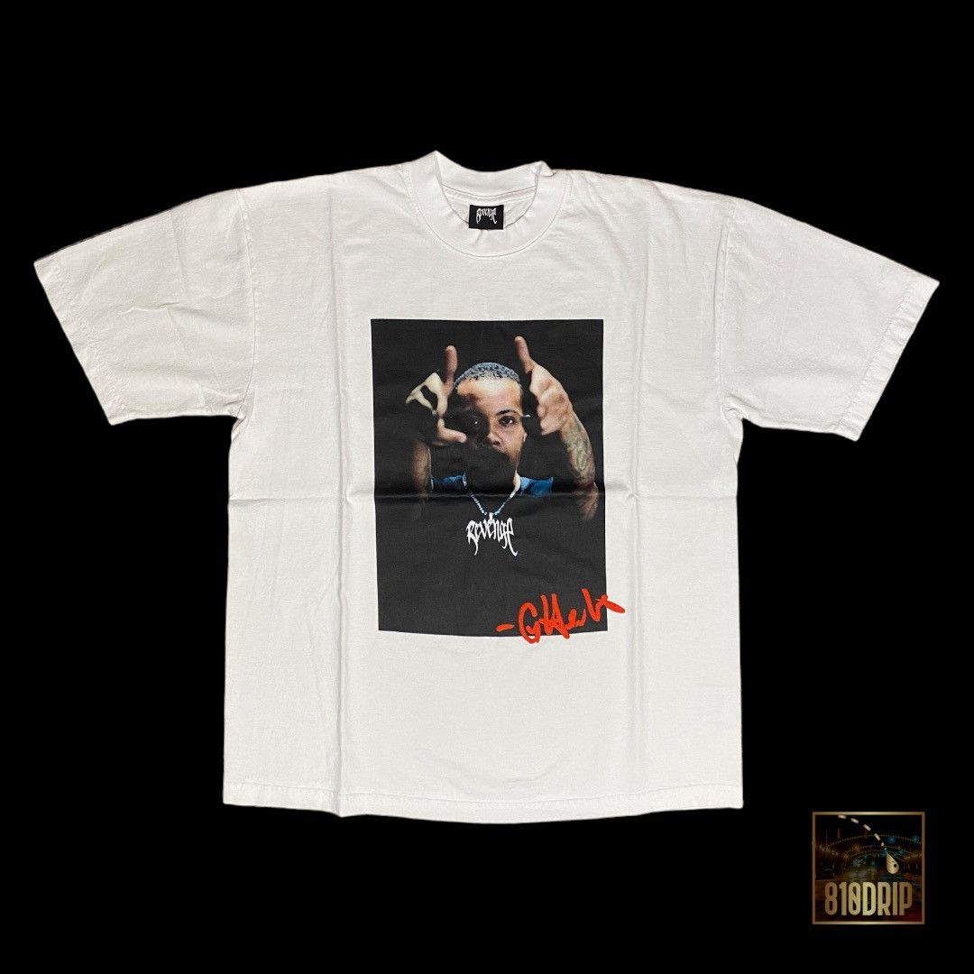 image of Revenge G Herbo Photo Tee in White, Men's (Size 2XL)