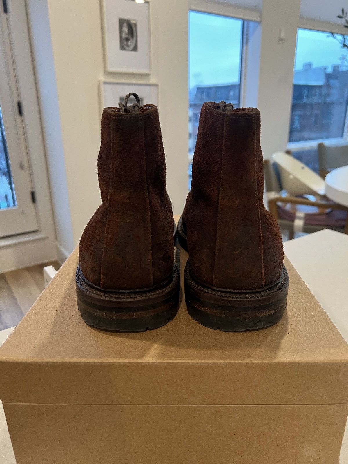 Grant Stone Grant Stone Edward Boot Dark Oak Roughout 11.5E Size US 11.5 / EU 44-45 - 5 Thumbnail