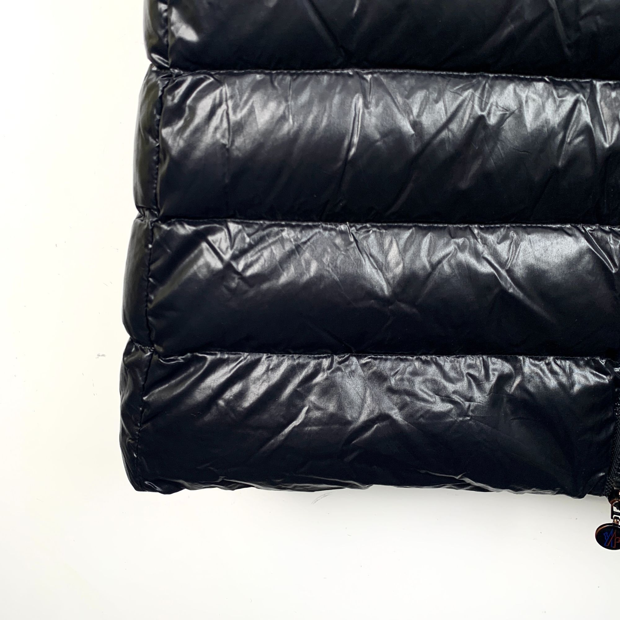 Moncler [Moncler] Moka Black Logo Quilted Hooded Down Jacket 1 S Size S / US 4 / IT 40 - 6 Thumbnail