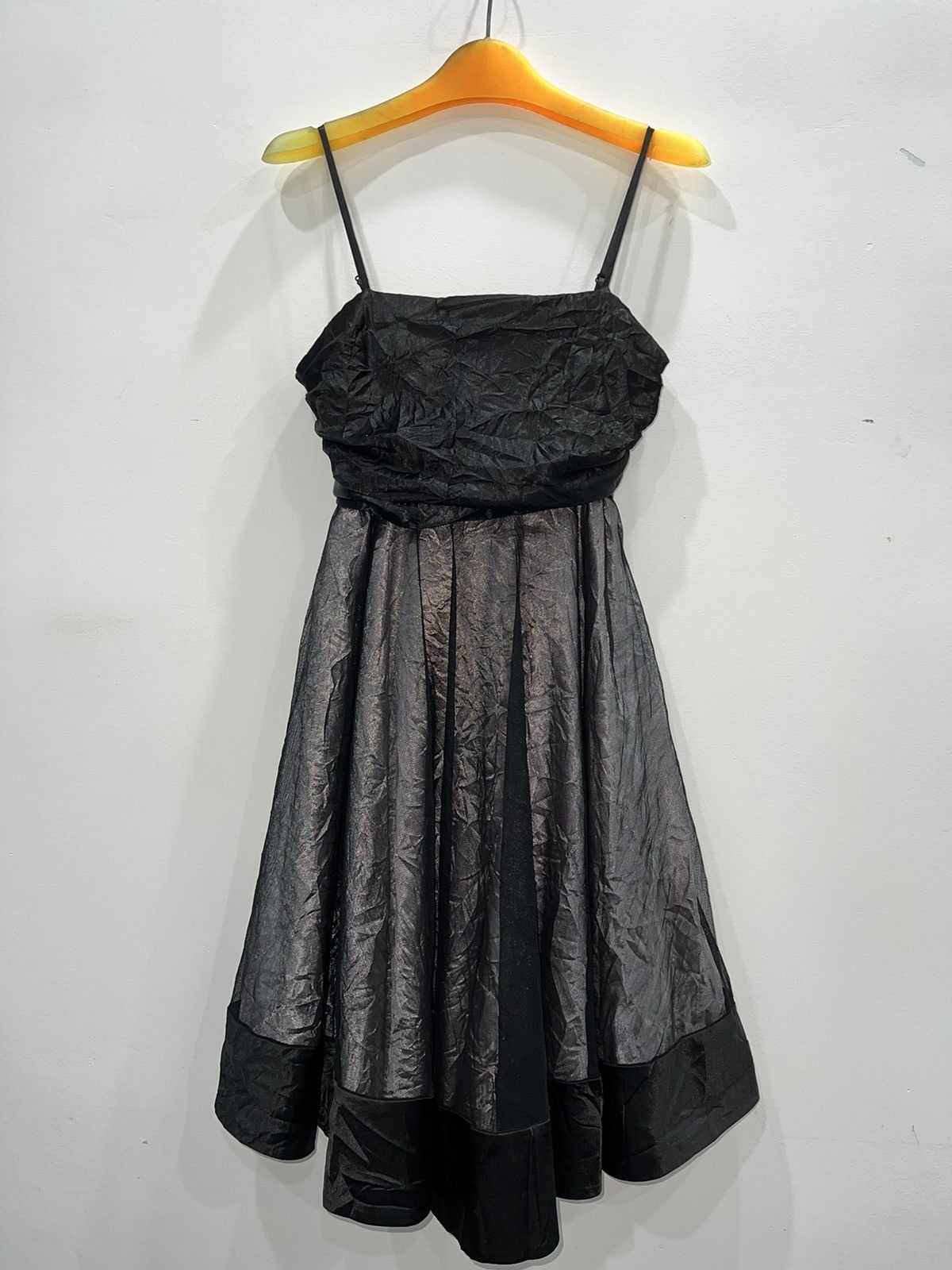 Japanese Brand Cecil McBee silk n mesh mini dress 🎀 Size S / US 4 / IT 40 - 4 Thumbnail