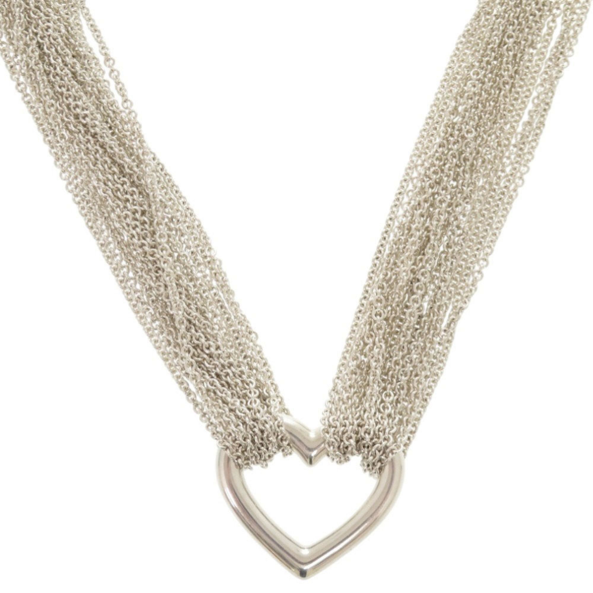 Tiffany & Co. Tiffany & Co. Open Heart Toggle Necklace in Sterling Silver (0269) Size ONE SIZE - 1 Thumbnail