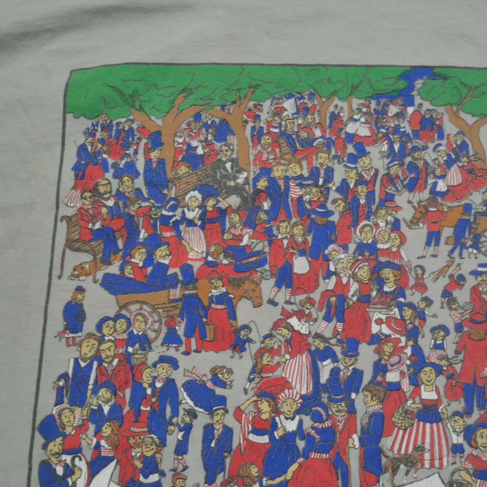 Vintage Ralph Waldo Emerson T Shirt Mens XL Grey Wheres Waldo Adult Philosophy Shirt Mens XL Grey Size US XL / EU 56 / 4 - 4 Thumbnail
