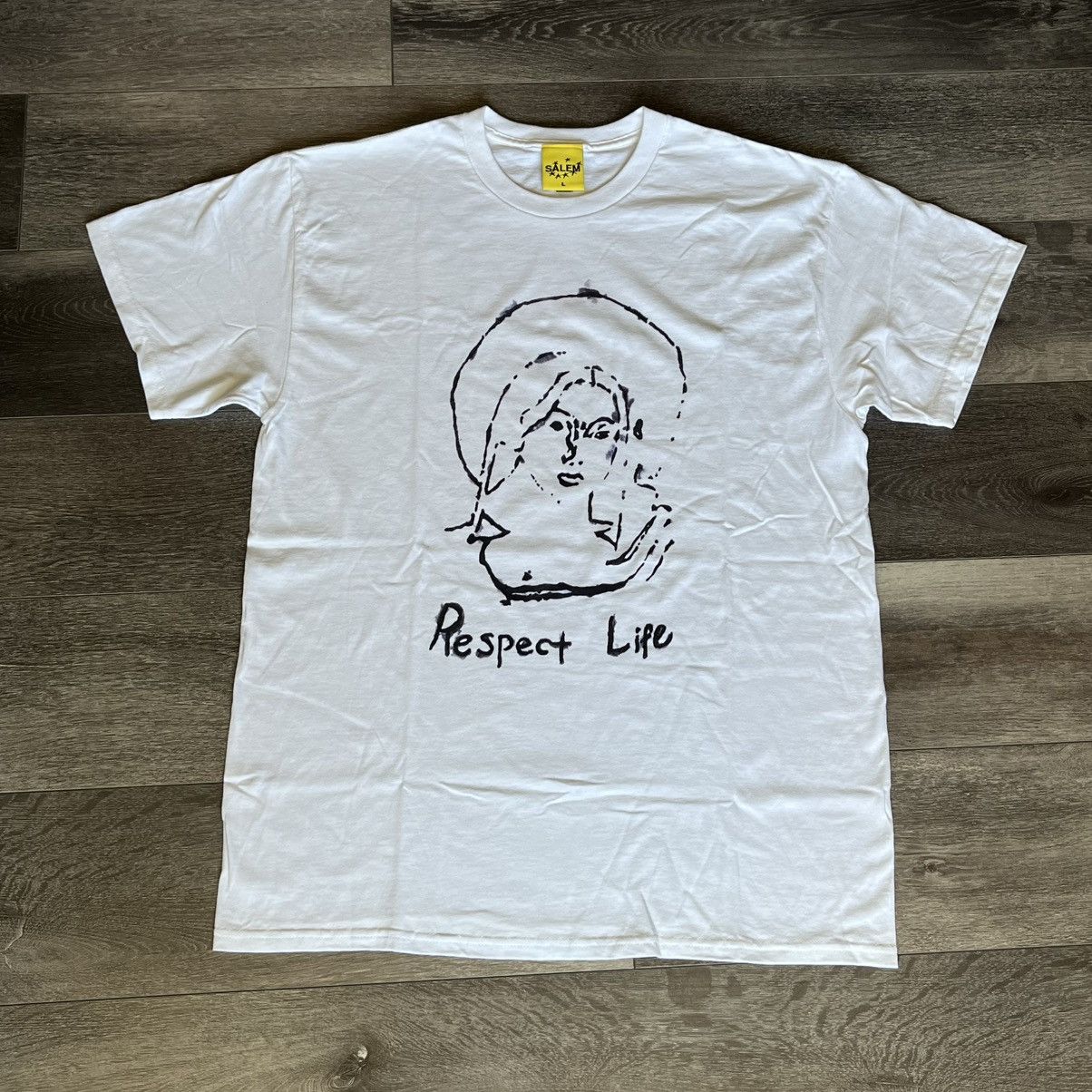 S4LEM Salem S4LEM Respect Life White/Black Graphic Logo Tee Shirt Size US XL / EU 56 / 4 - 1 Thumbnail
